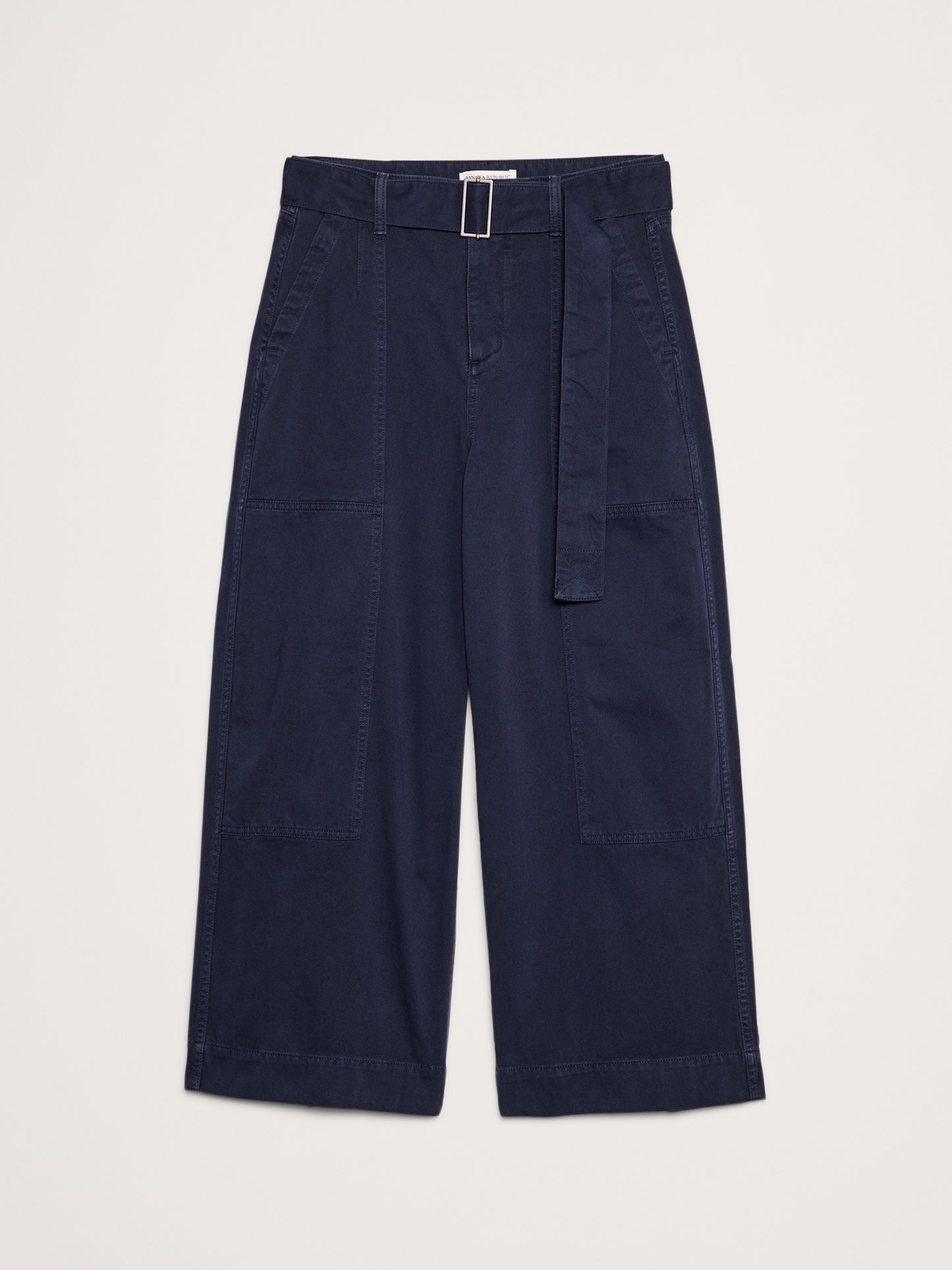 High-Rise Wide-Leg Utility Crop Pant