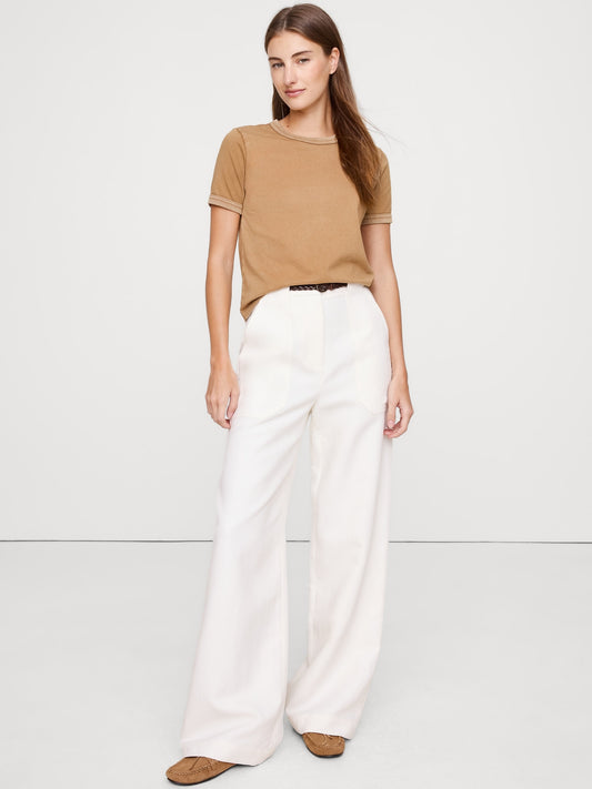 Slim-Fit Vintage Cotton Crew-Neck T-Shirt