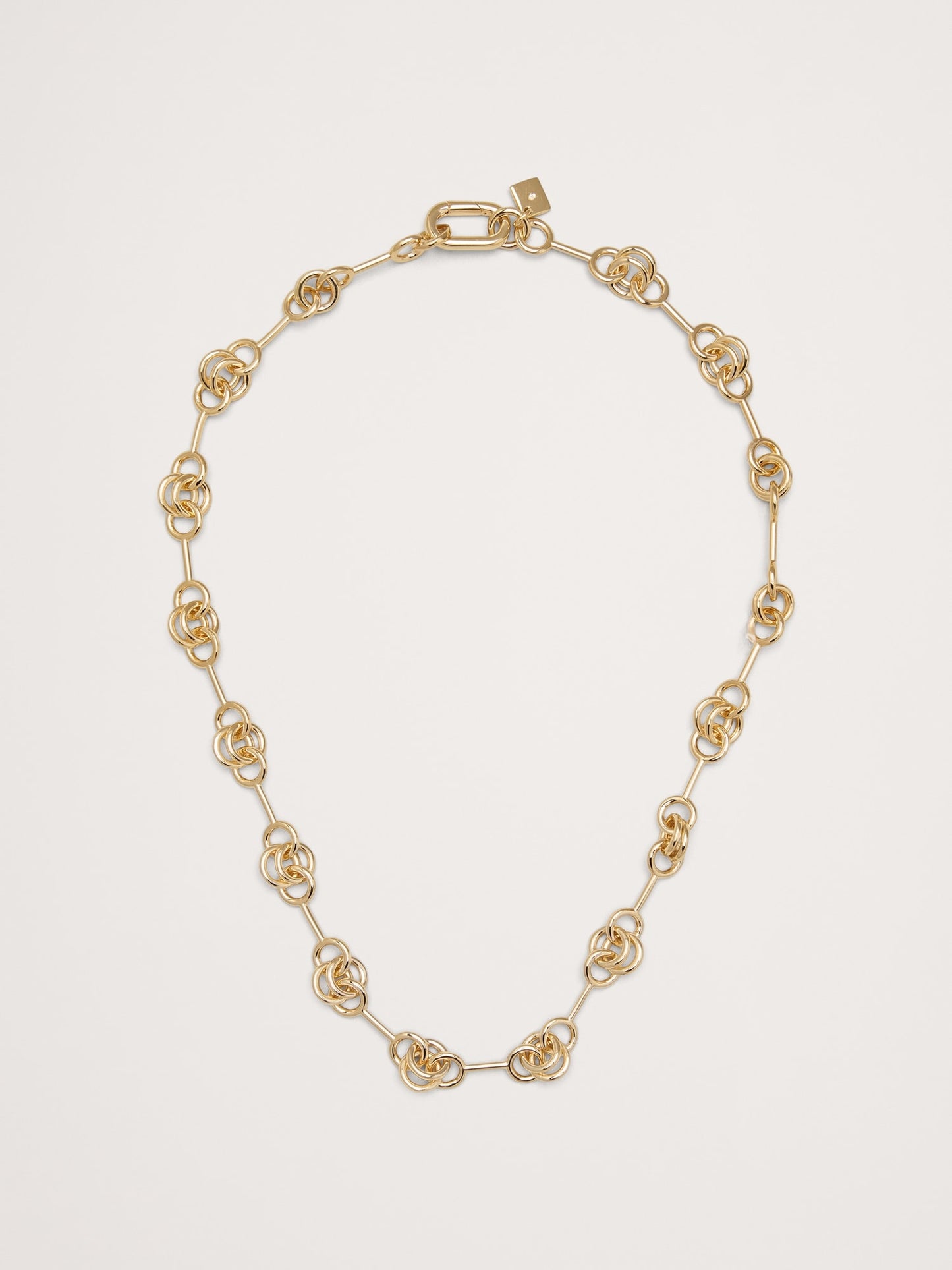 Double Ring Chain Necklace