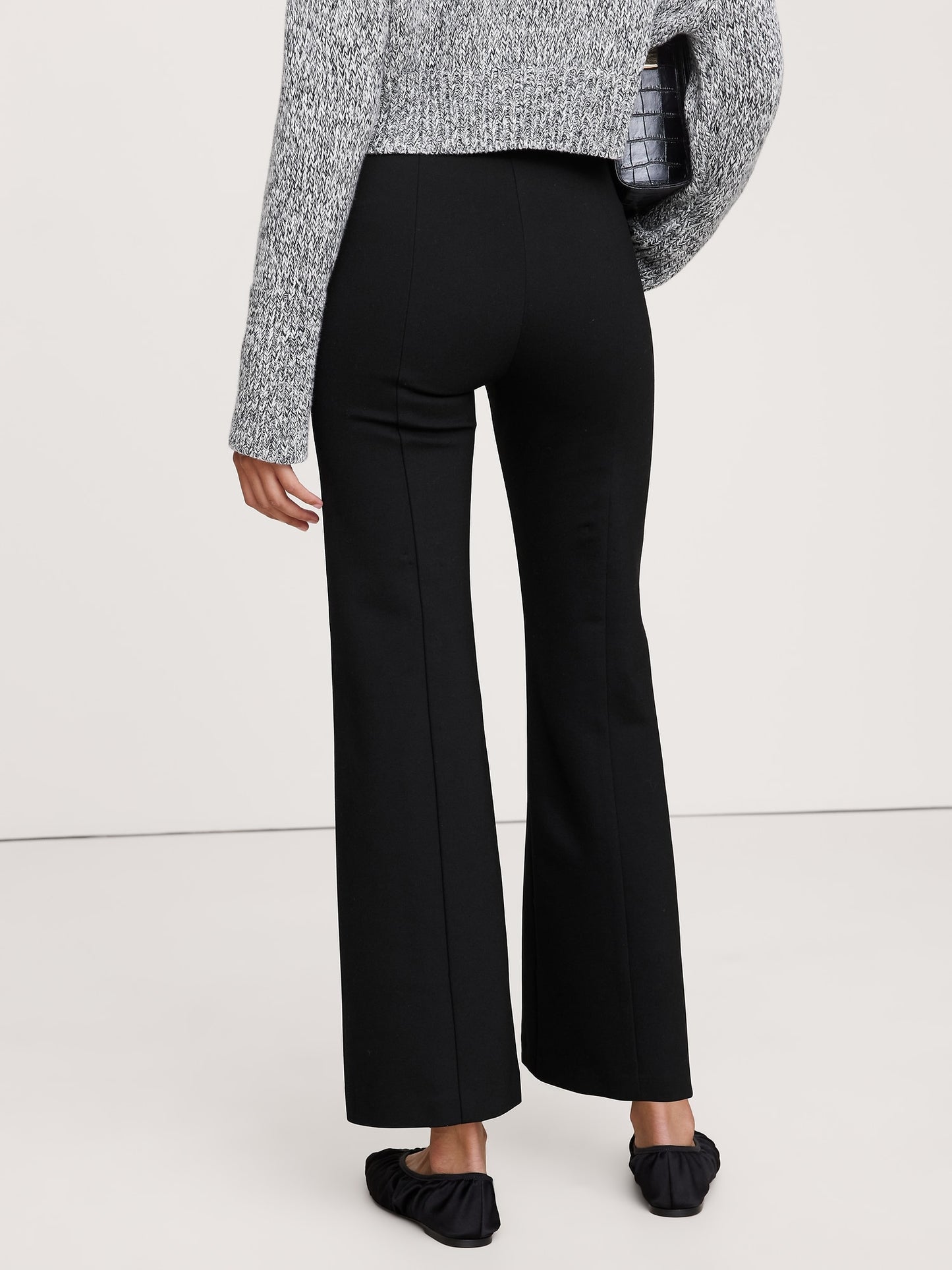 Crop Flare Everywhere Ponte Pull-On Pant