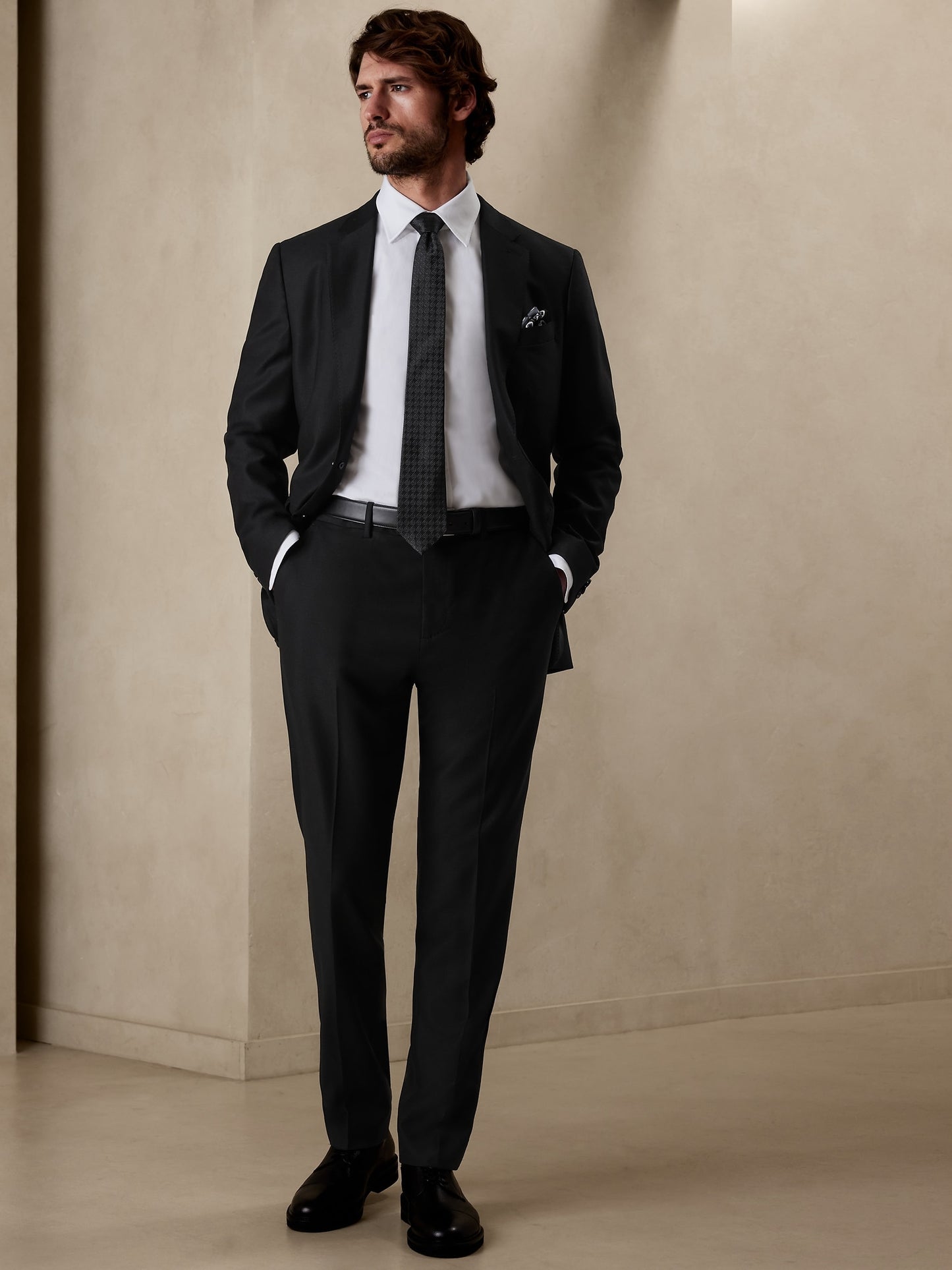 Signature Italian Hopsack Suit Pant