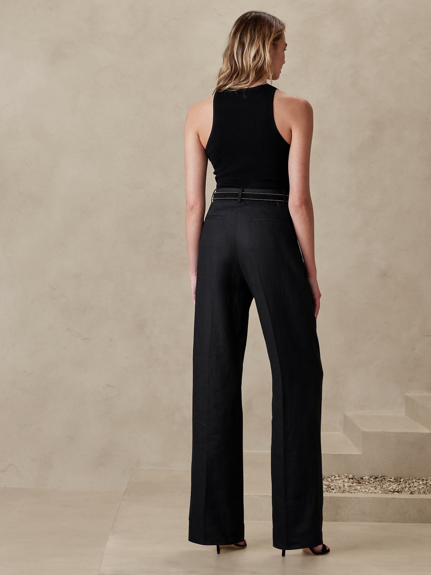 Palma Straight-Leg Linen Pant