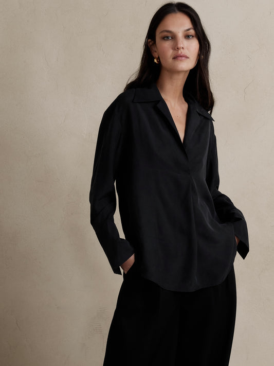 Aurora Mulberry Silk Shirt