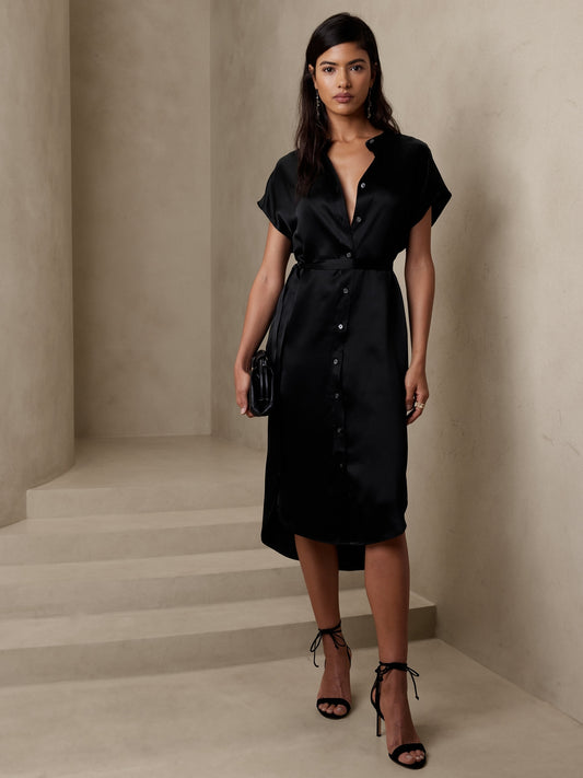 Serenade Silk Shirtdress