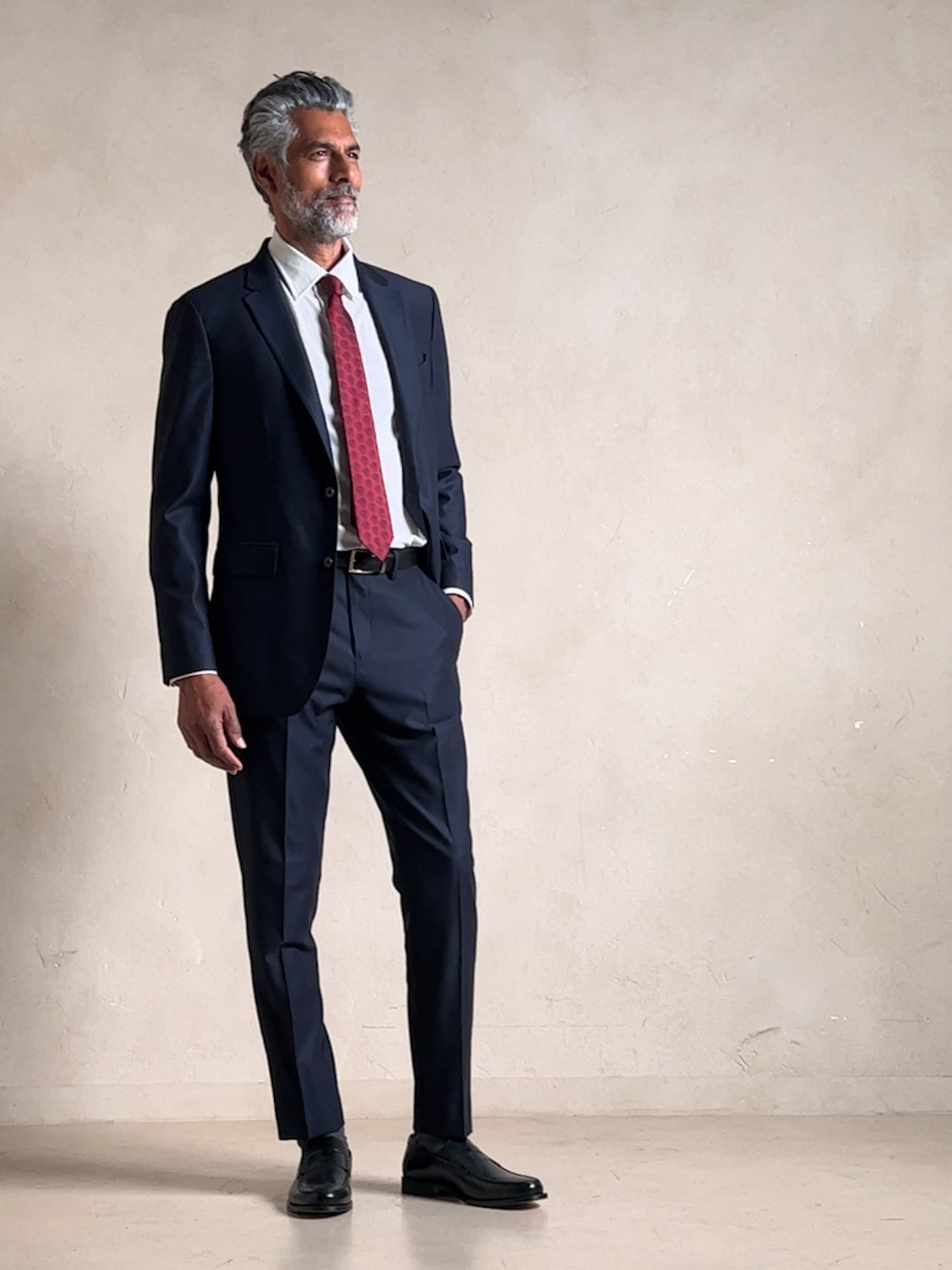 Signature Italian Hopsack Suit Pant