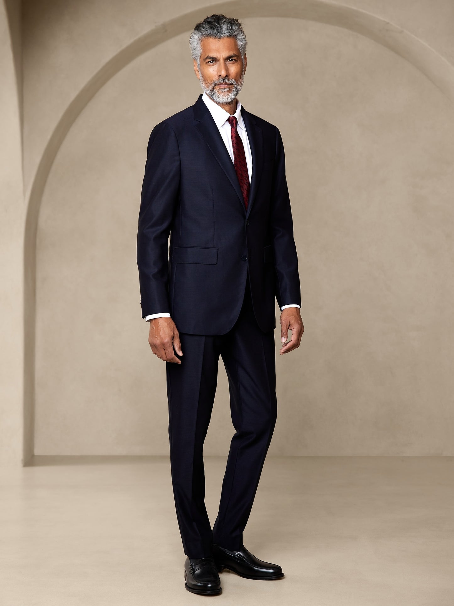 Signature Italian Hopsack Suit Pant