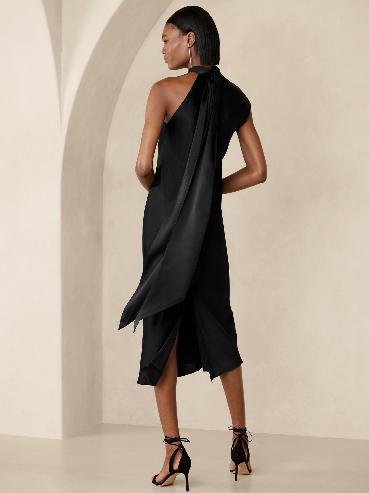 Kaia Silk Midi Dress