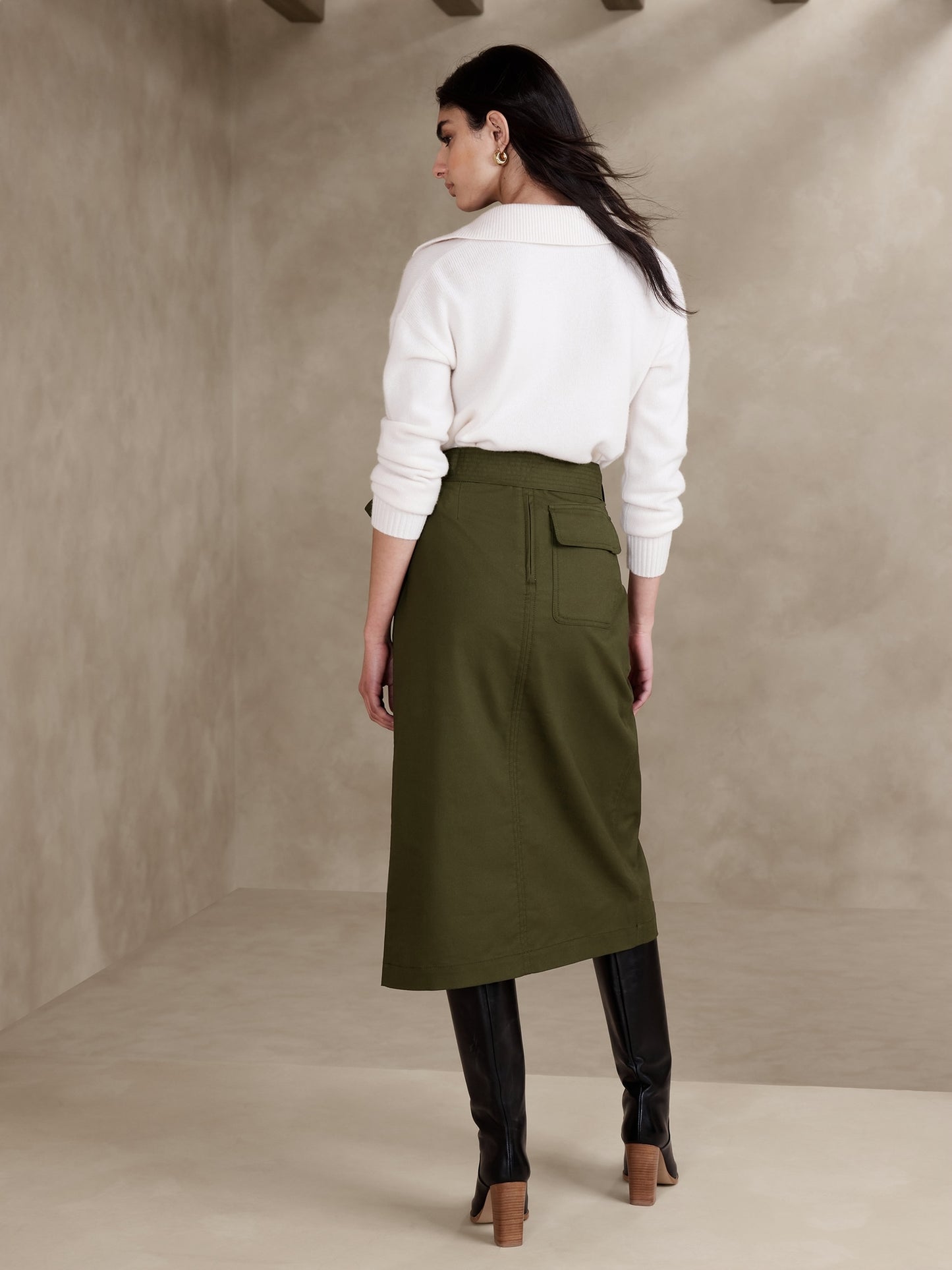 Elaine Utility Midi Skirt