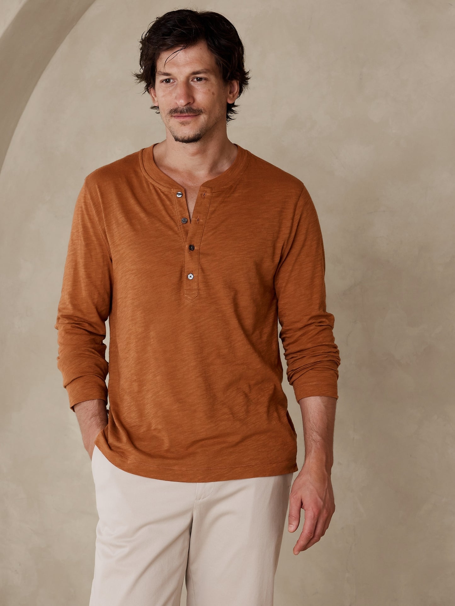 Soft Wash Henley T-Shirt