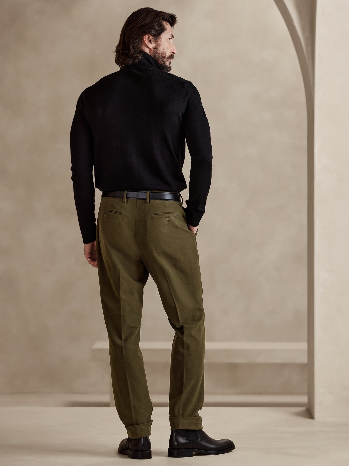 Ramiro Italian Moleskin Suit Pant