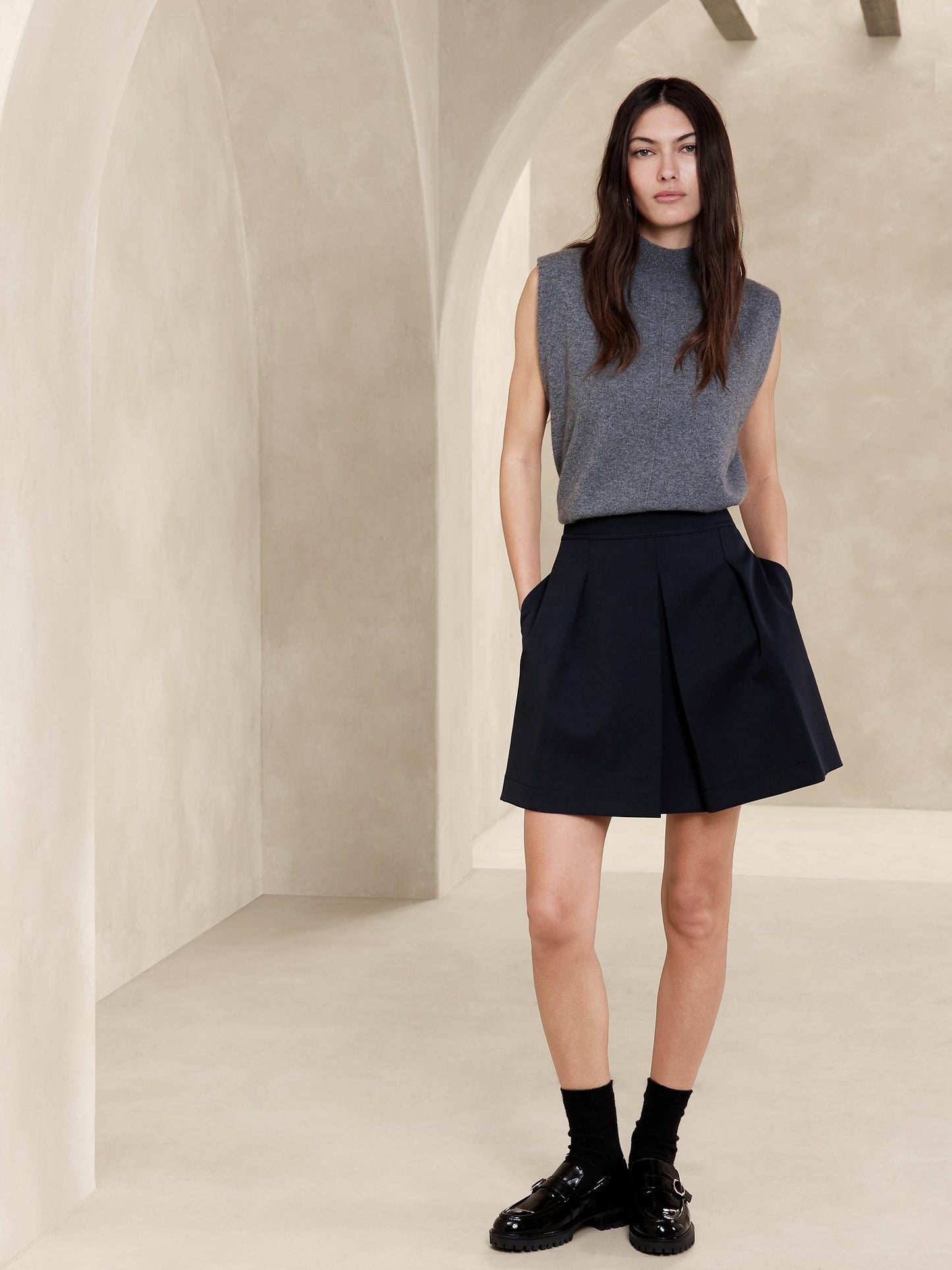 Trueno Pleated Skirt