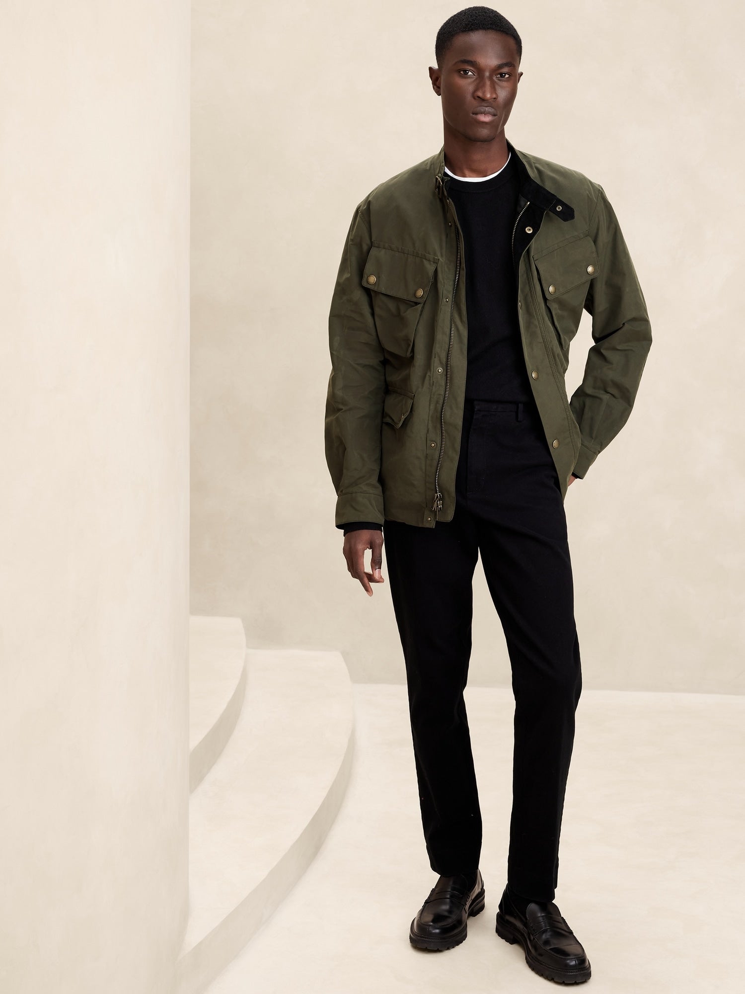 Banana republic wool blend chore jacket outlet