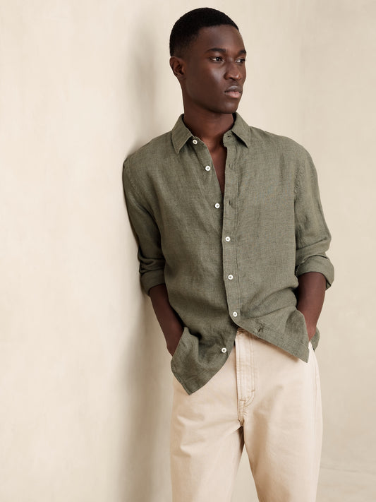 Slim Castello Linen Shirt