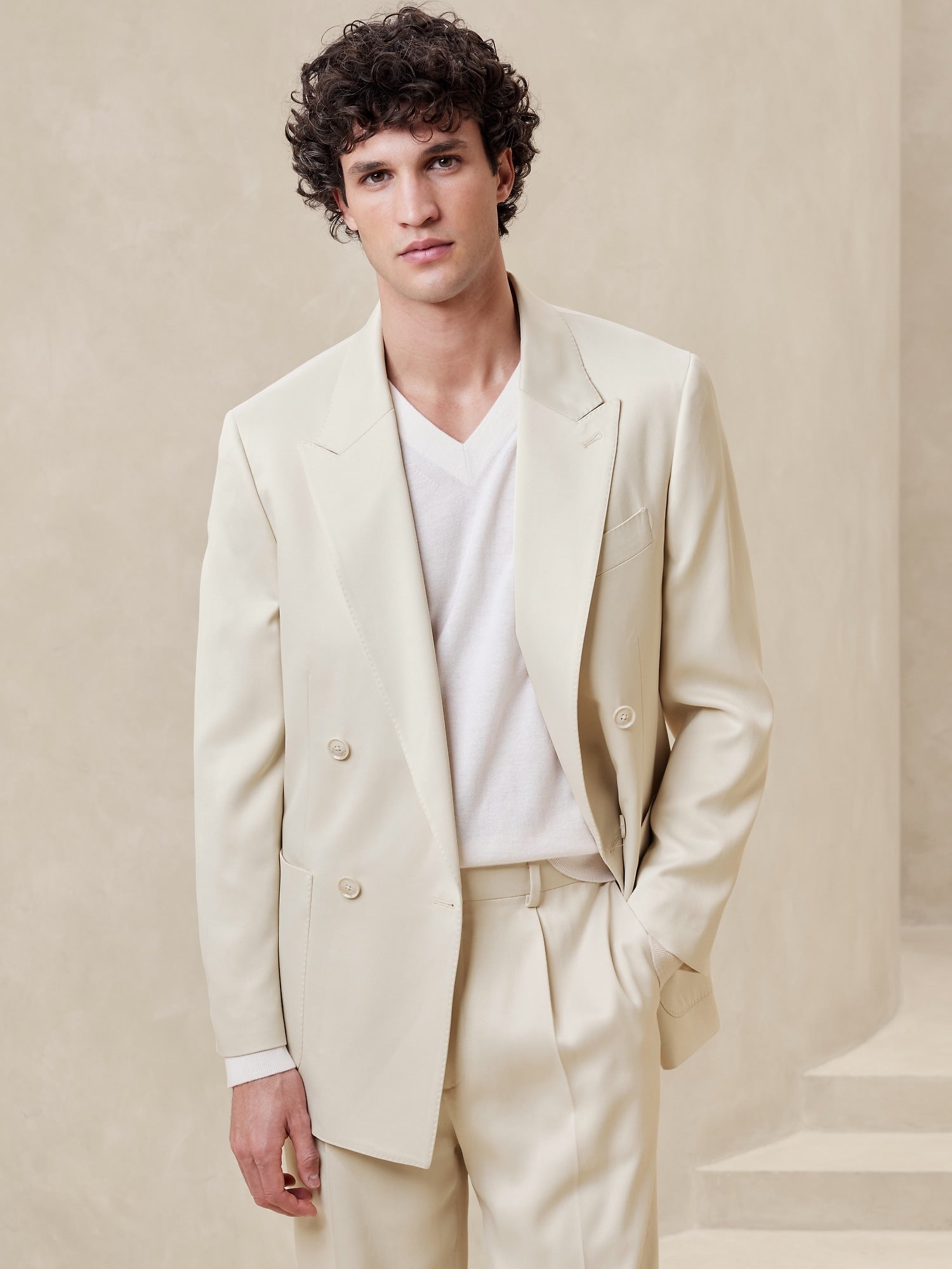 Reyes Italian Satin Tuxedo Jacket BANANA REPUBLIC Kuwait Official Store