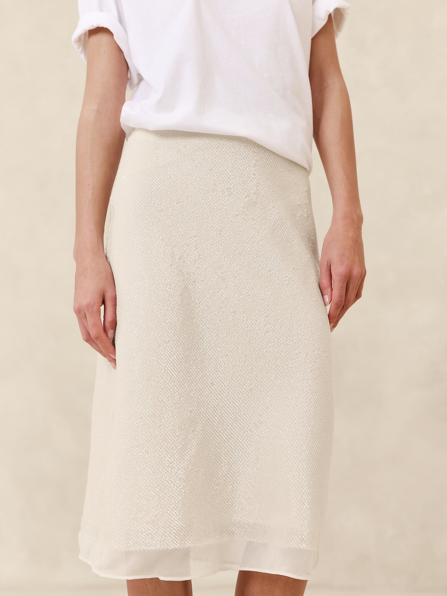 Bianca Sequin Midi Skirt