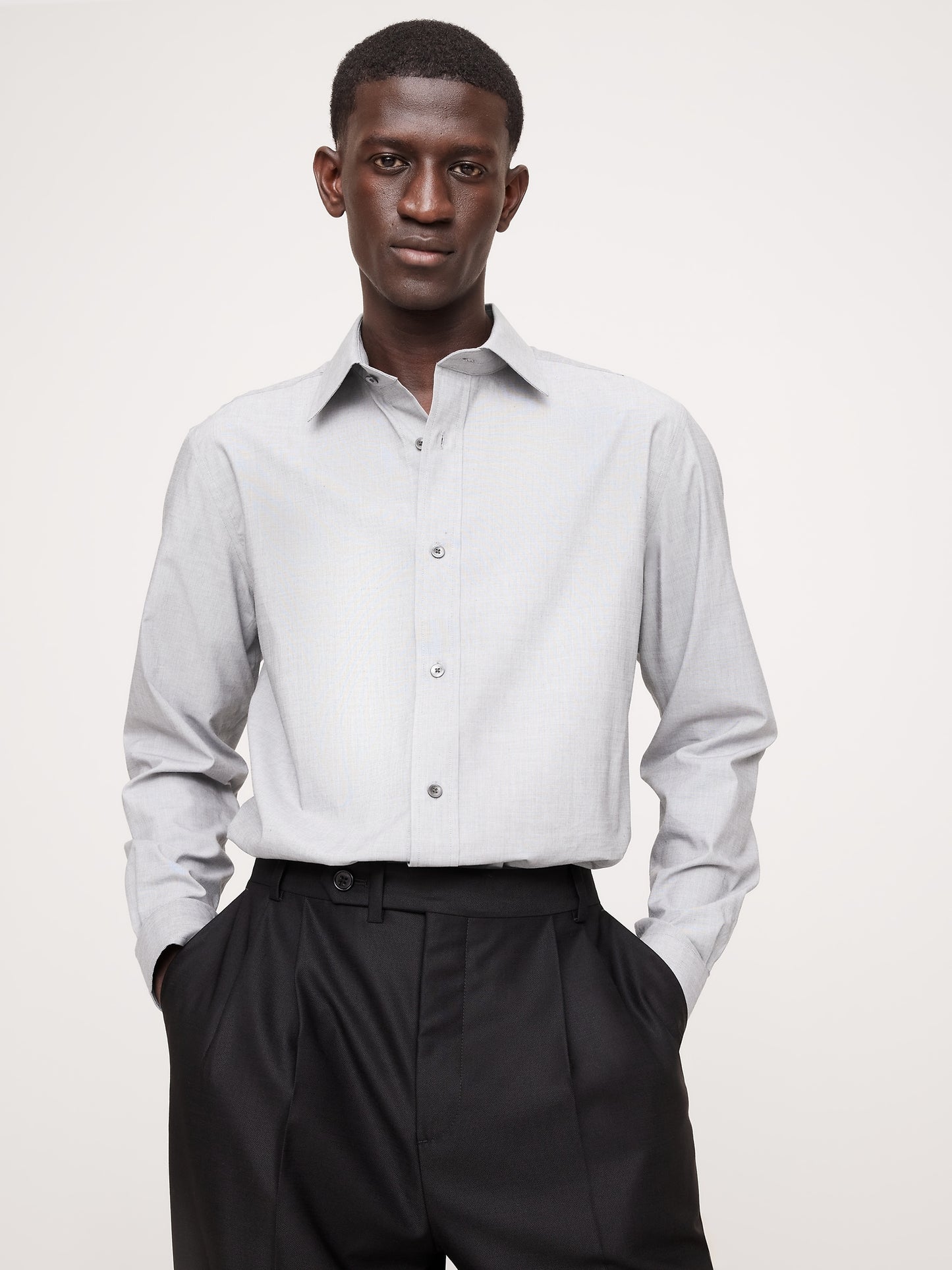 Standard-Fit Wrinkle-Resistant Dress Shirt