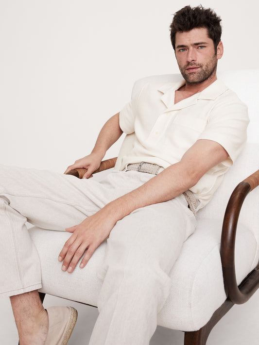 Waffle-Weave Resort Polo
