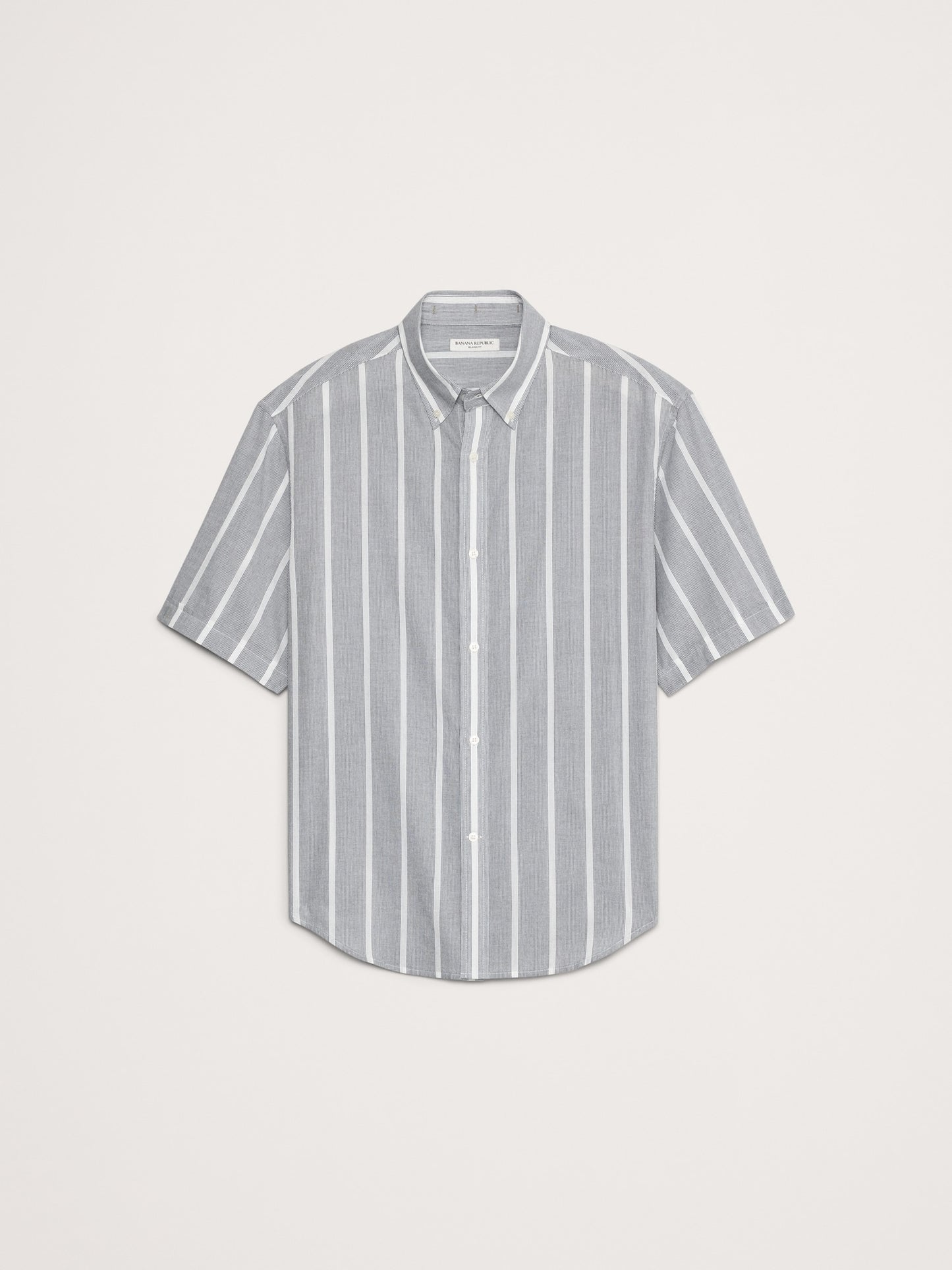 Relaxed-Fit Summerweight Cotton Short-Sleeve Shirt