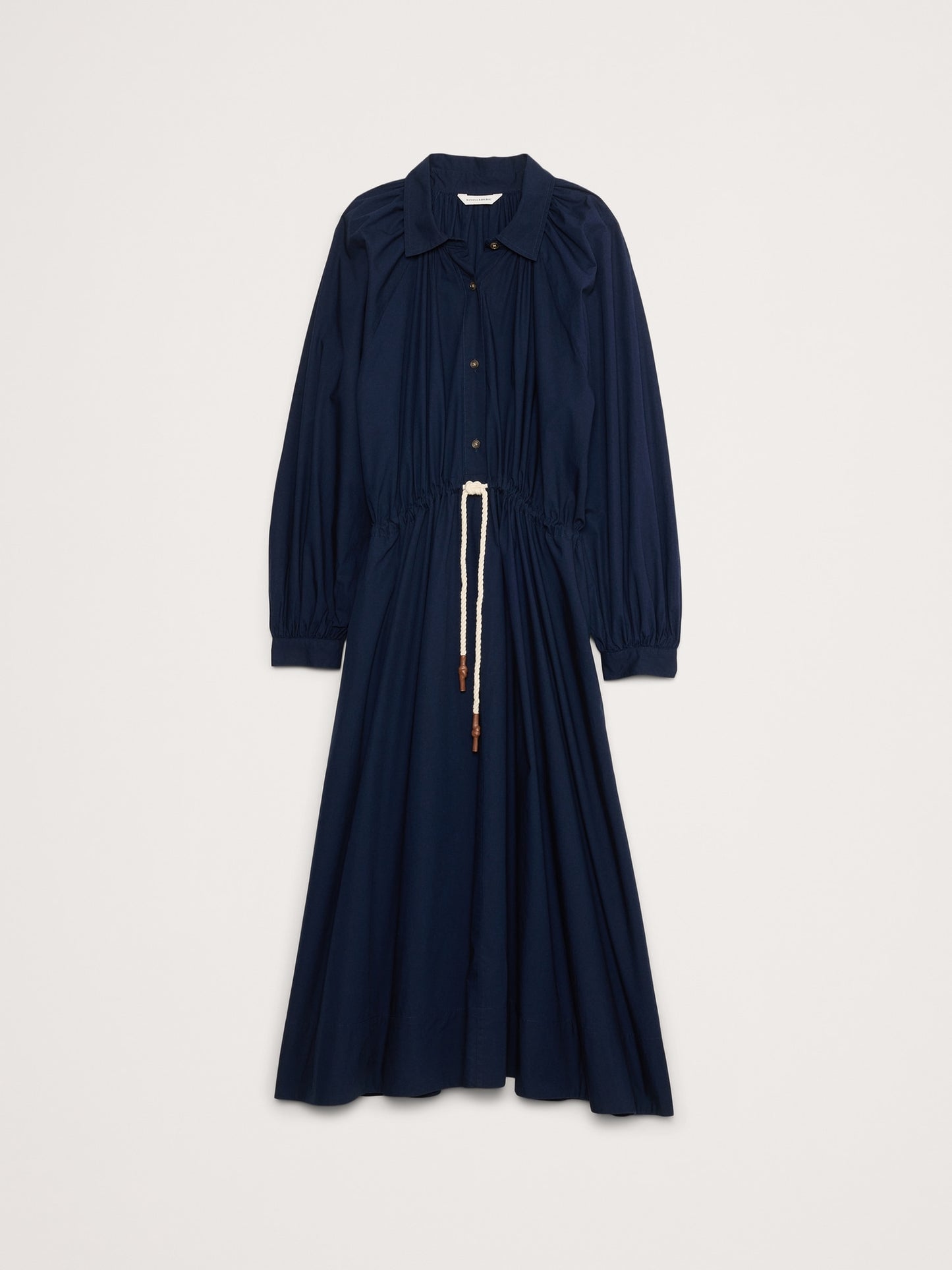 Cotton Poplin Midi Shirtdress