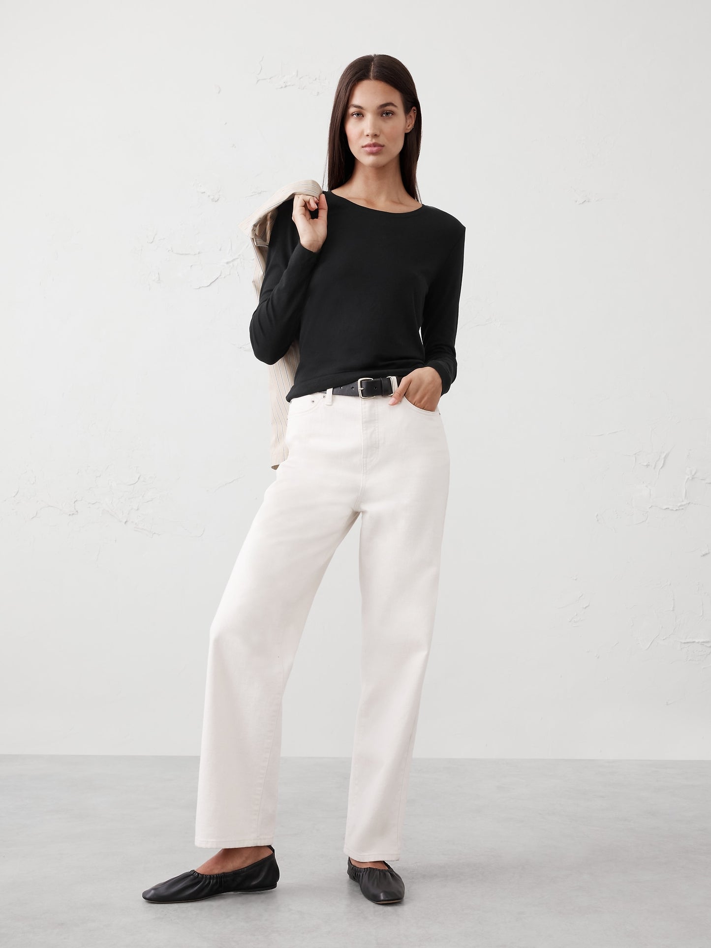 Timeless Long-Sleeve Crew-Neck T-Shirt