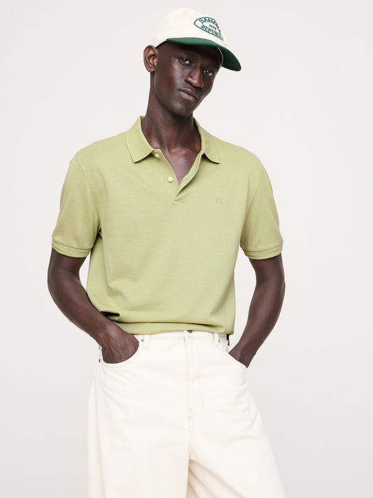 LUXURY-TOUCH PIQUE POLO