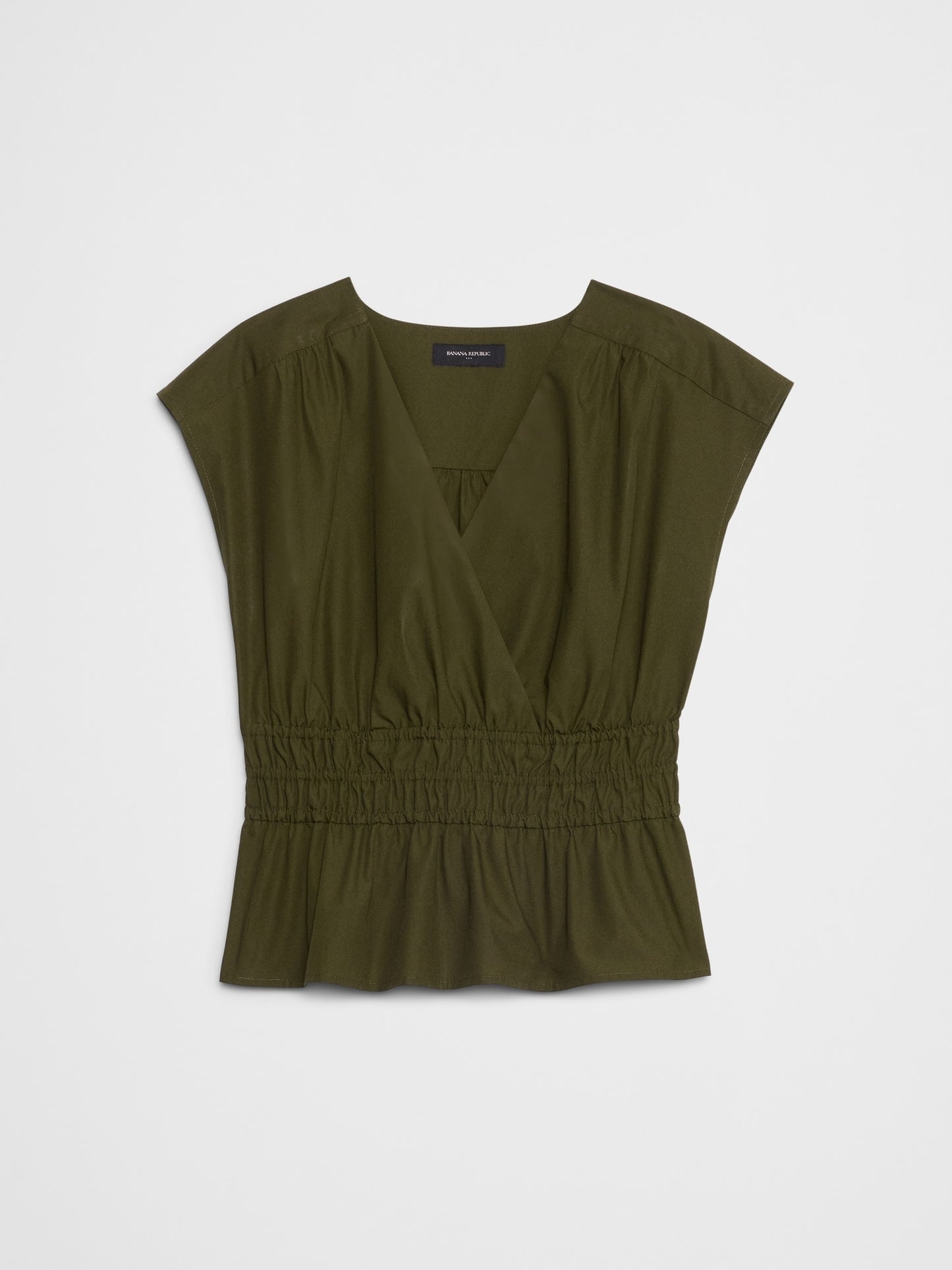 Elastic Surplice Top