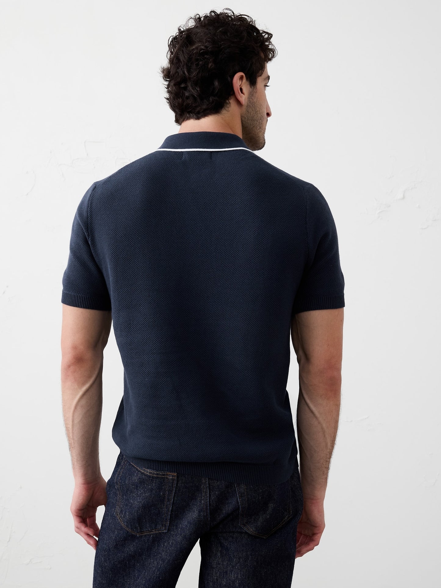 Tipped Textured Polo