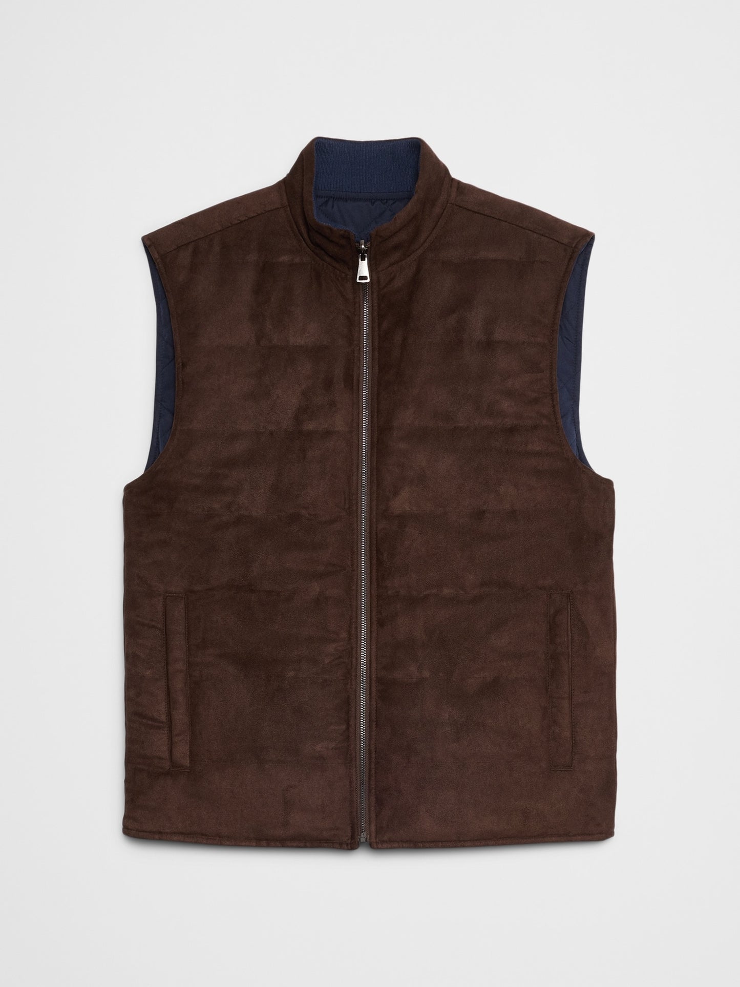 Vegan Suede Reversible Vest