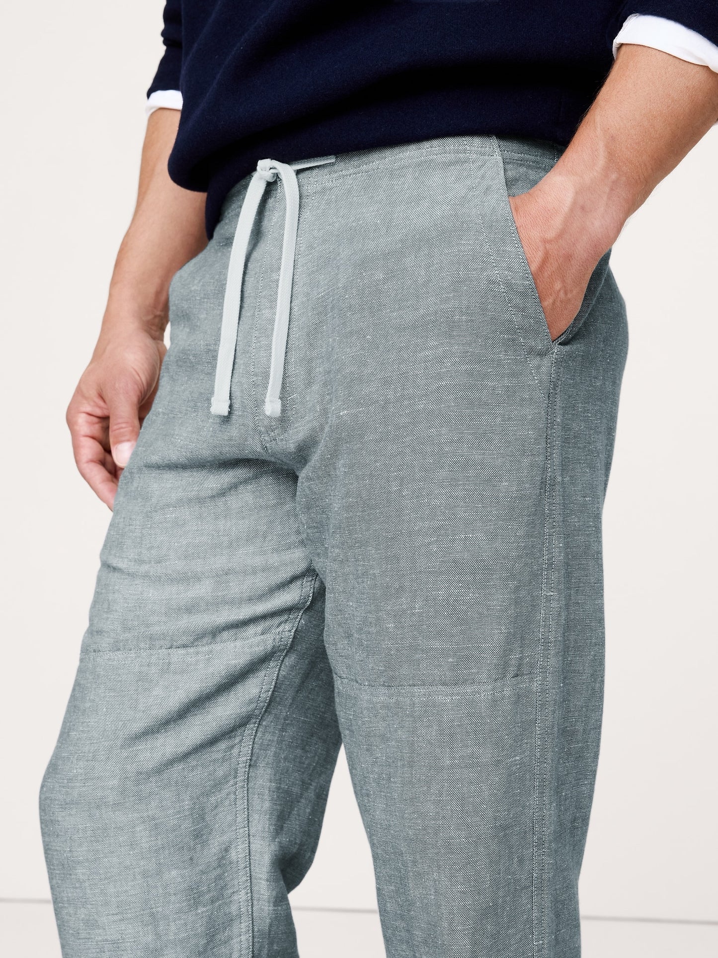 Linen-Cotton Chore Pant