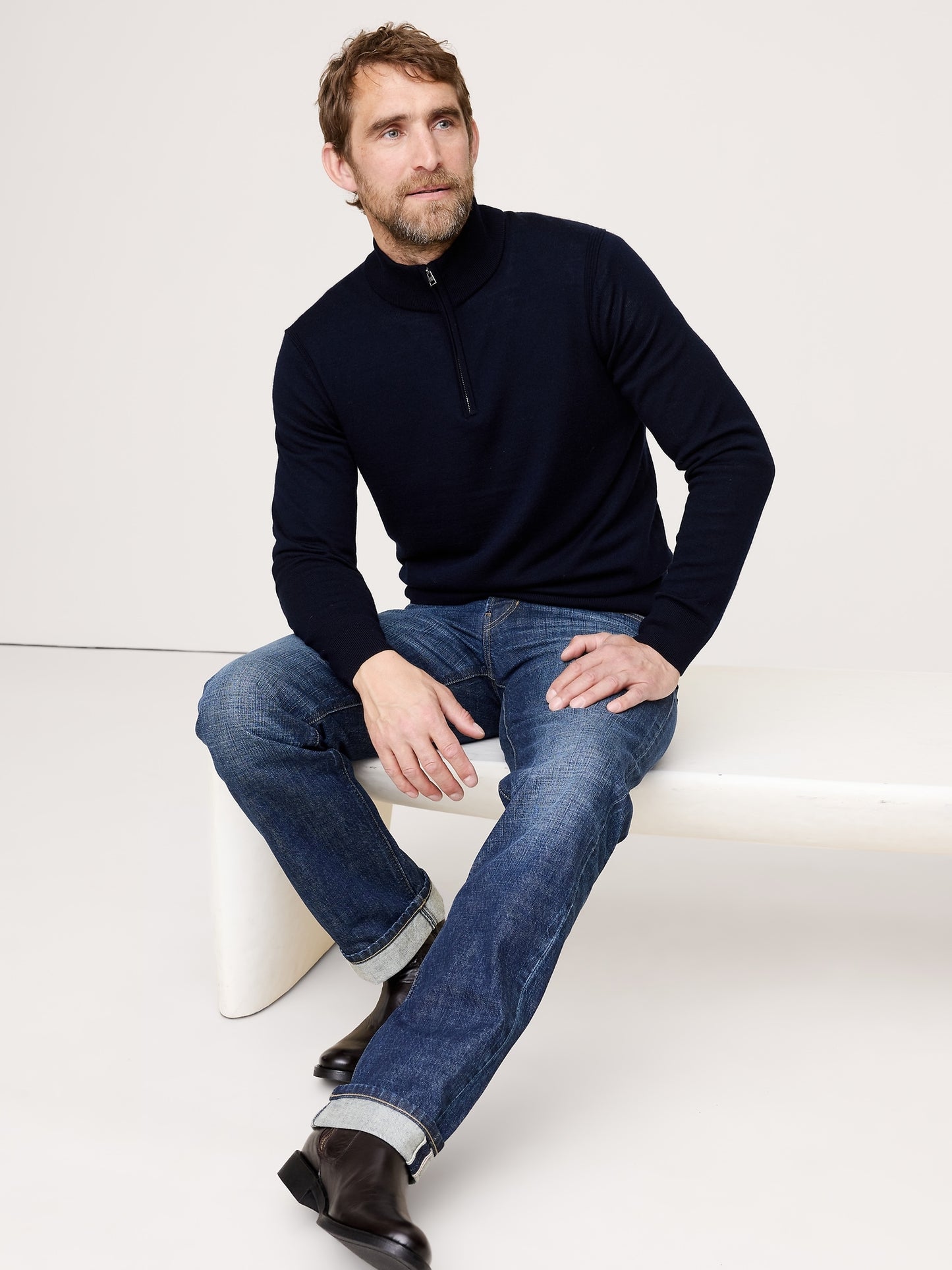 Merino Half-Zip Sweater