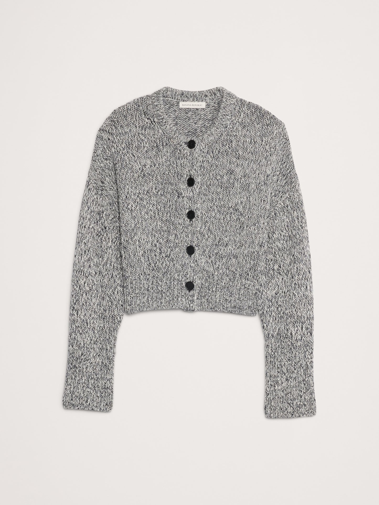 Cotton Cropped Cardigan