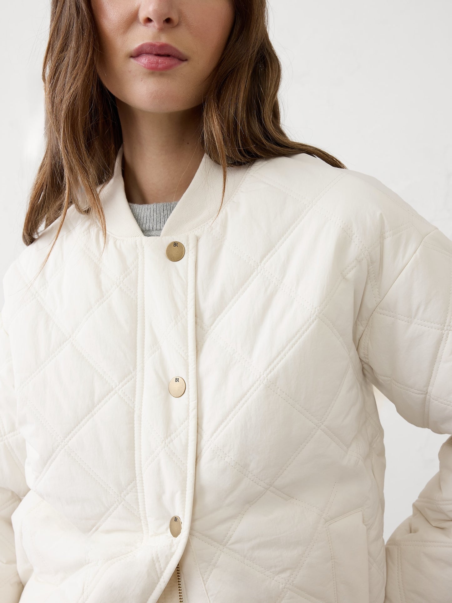 Nylon Quilted Jacket