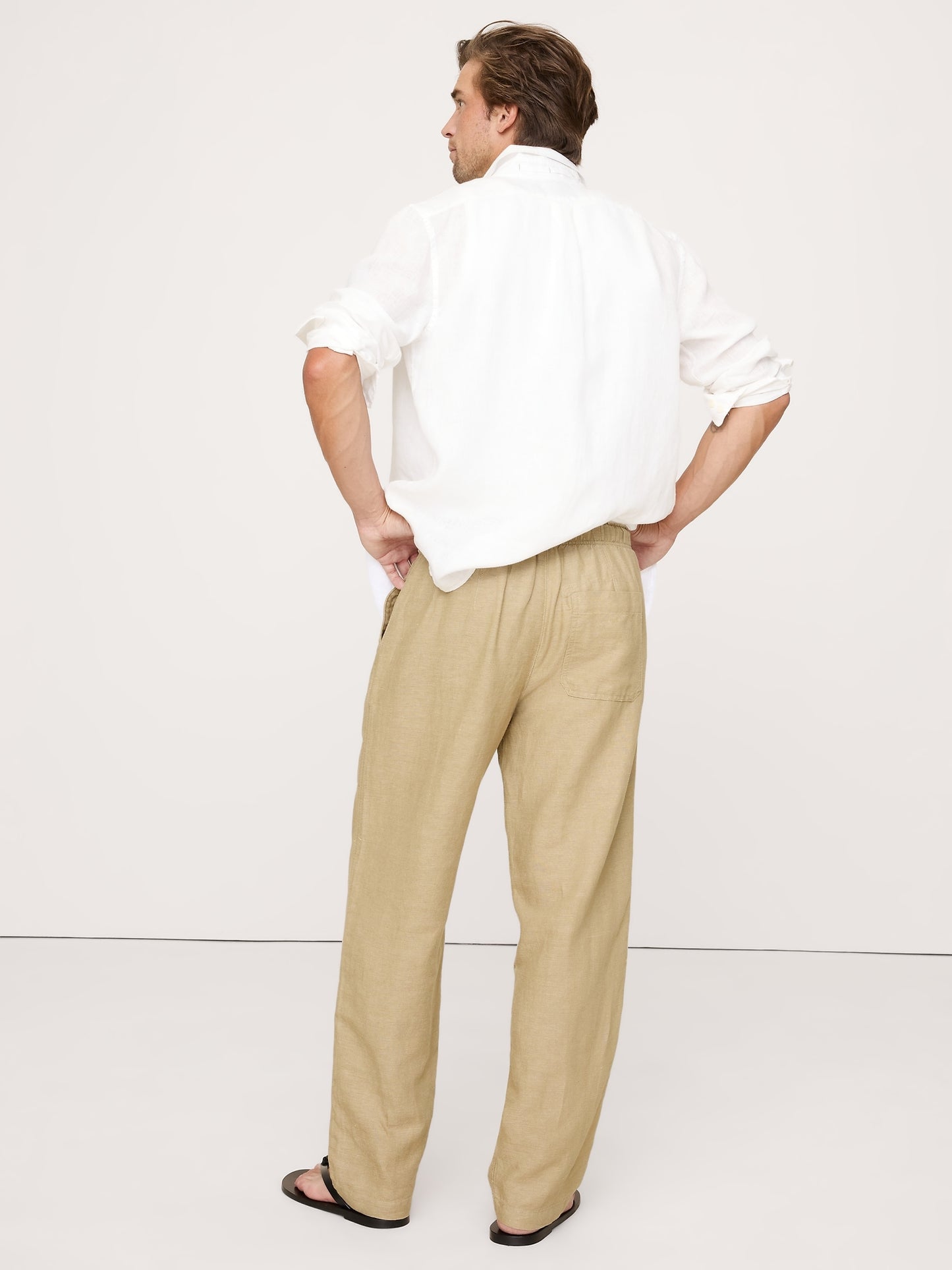 Linen-Cotton Chore Pant