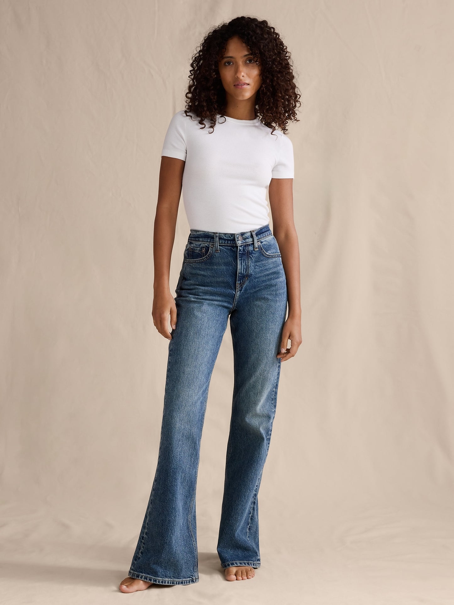 High-Rise Bootcut Jean