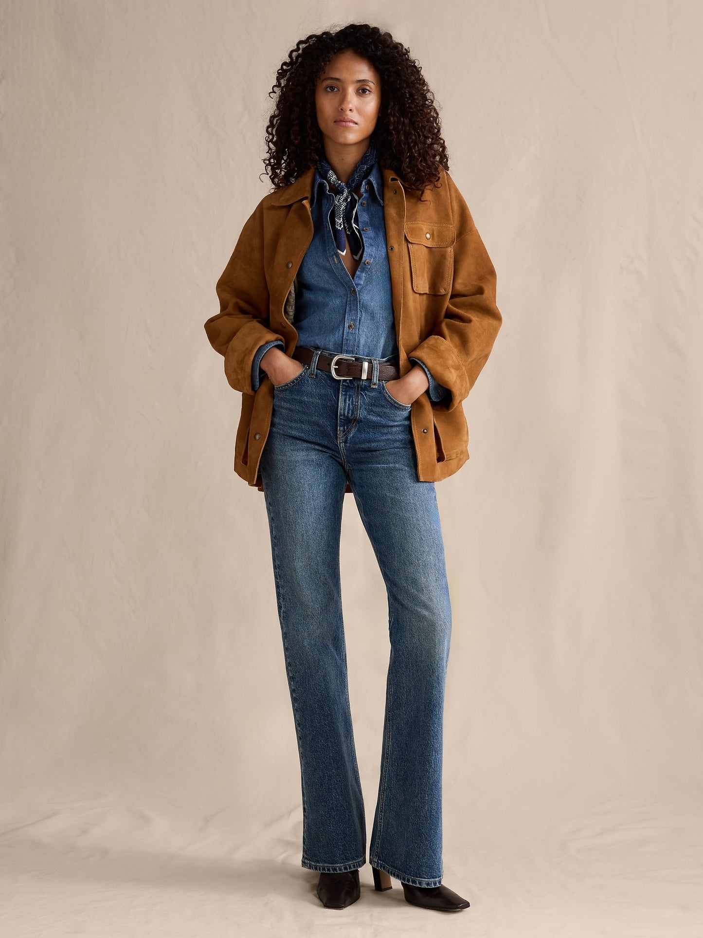 High-Rise Bootcut Jean