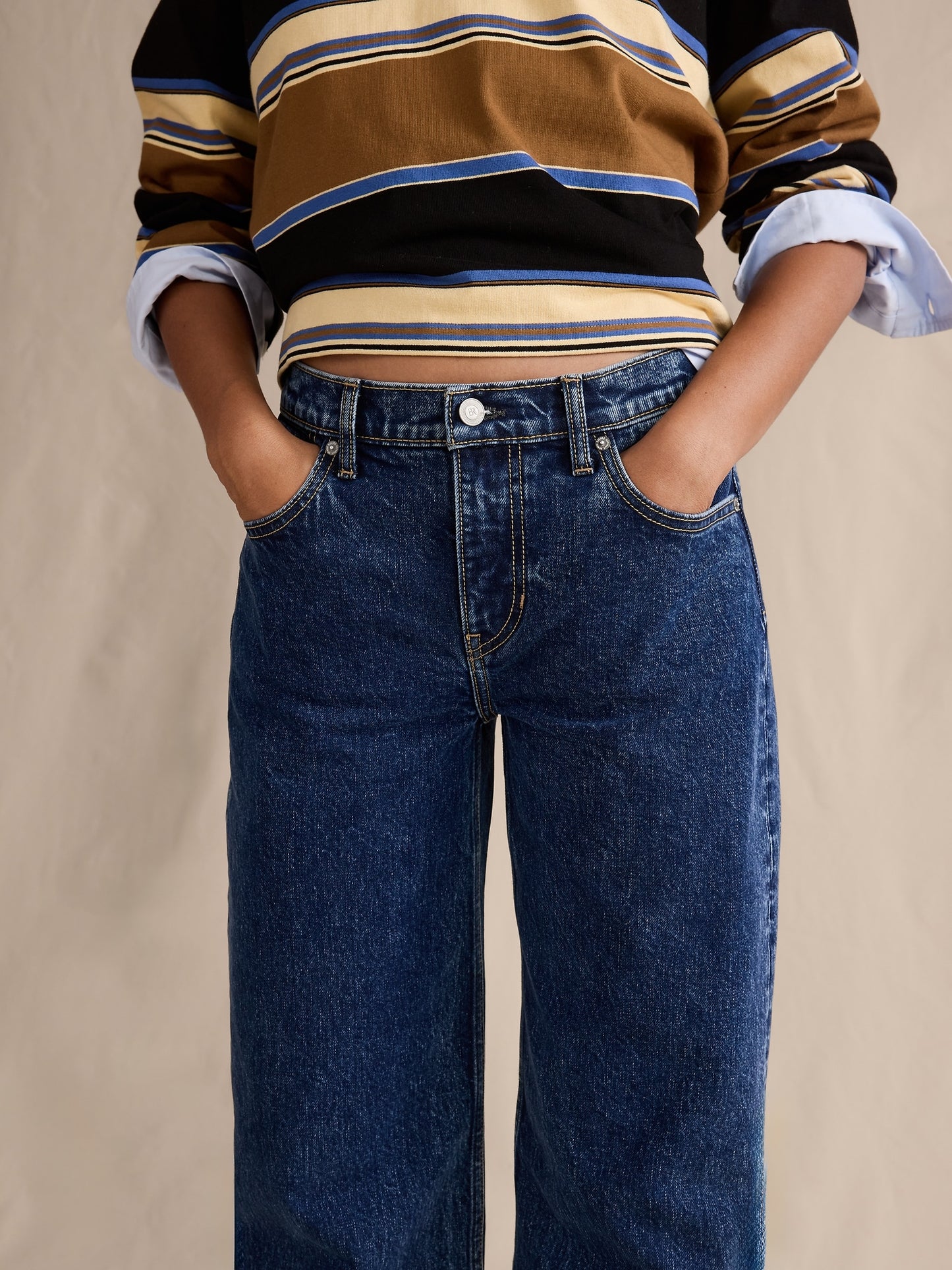 Mid-Rise 90S Loose Jean