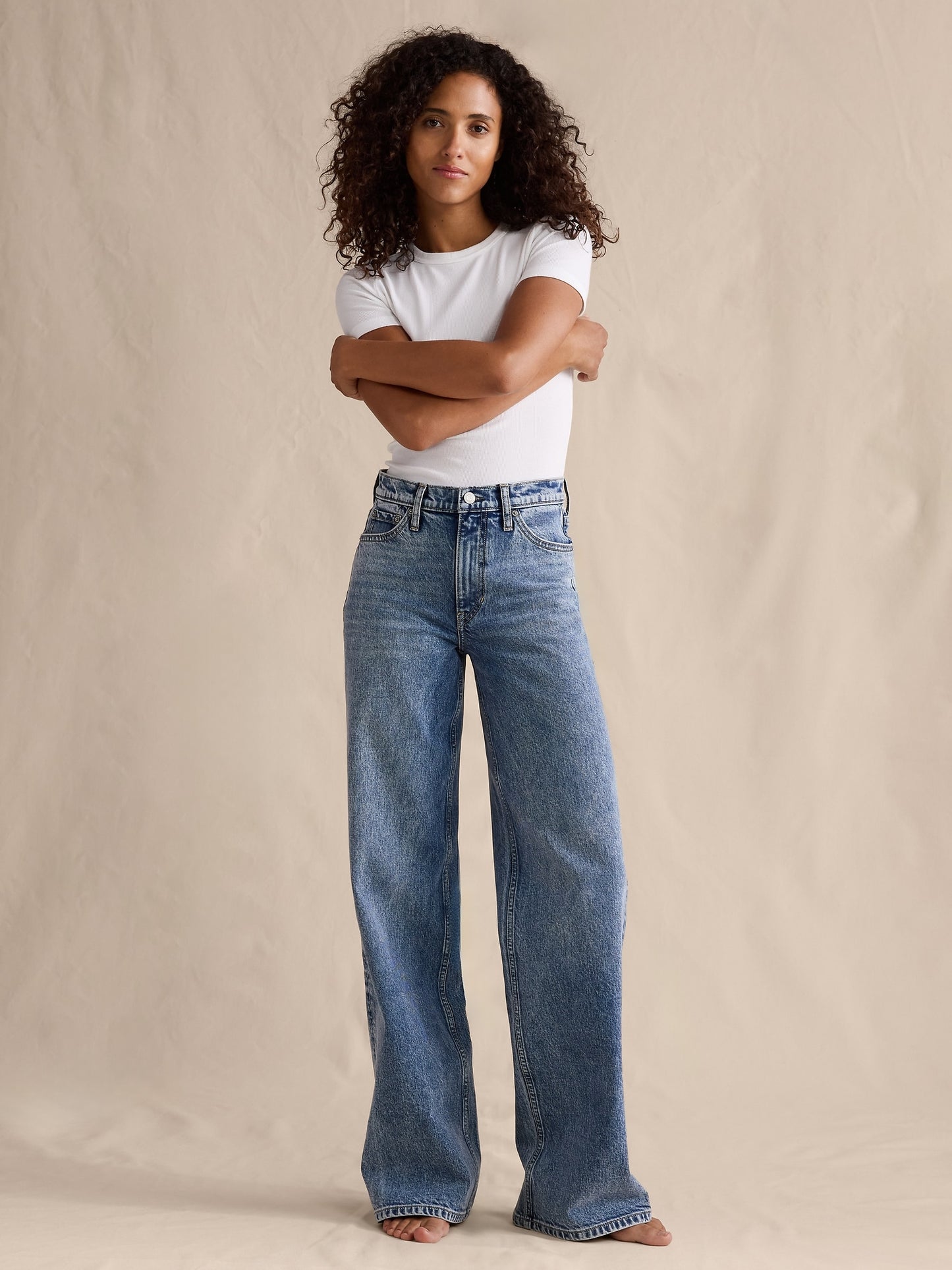 The Icon Classic Wide-Leg Jean