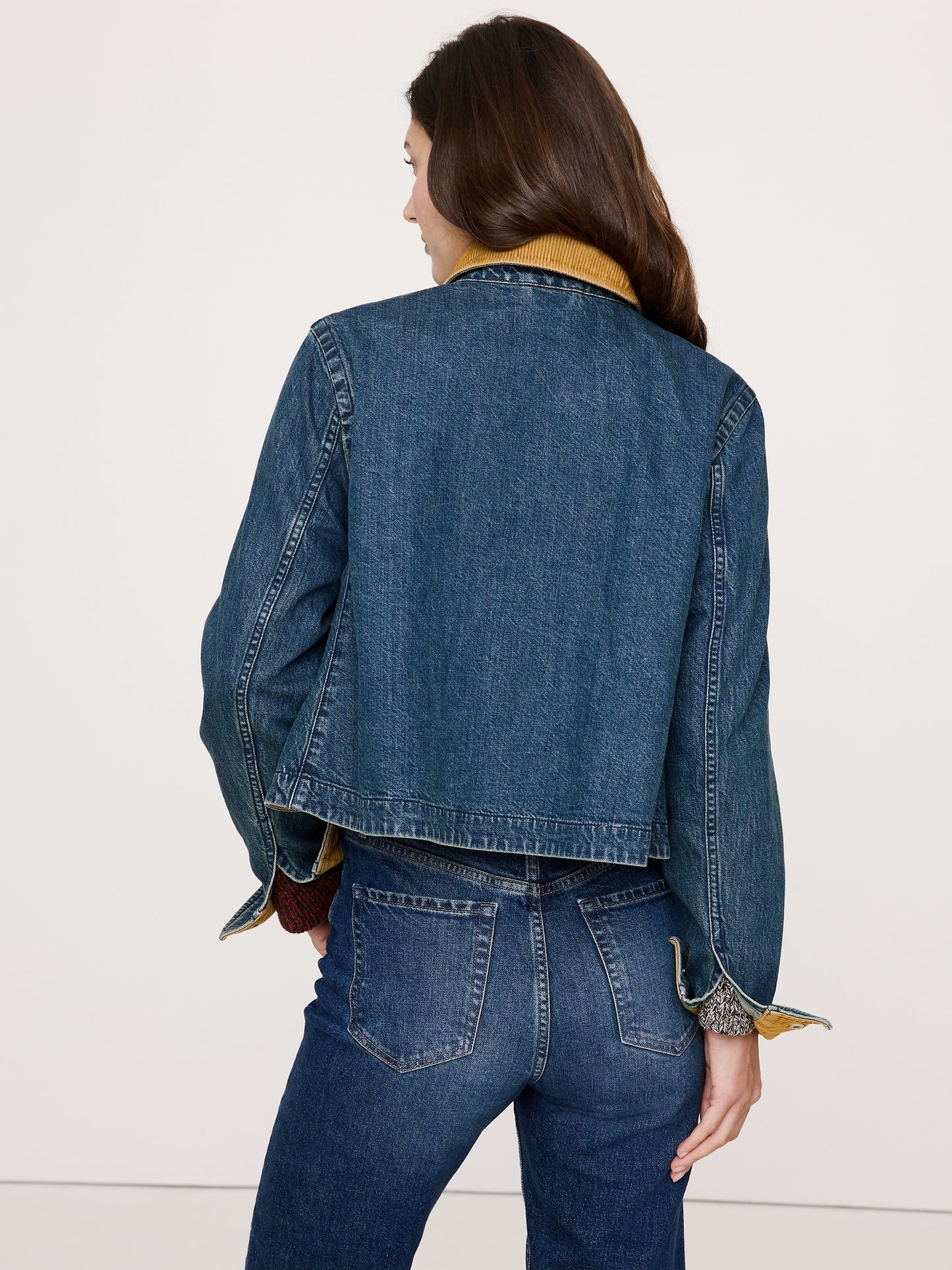 Denim Trapeze Jacket