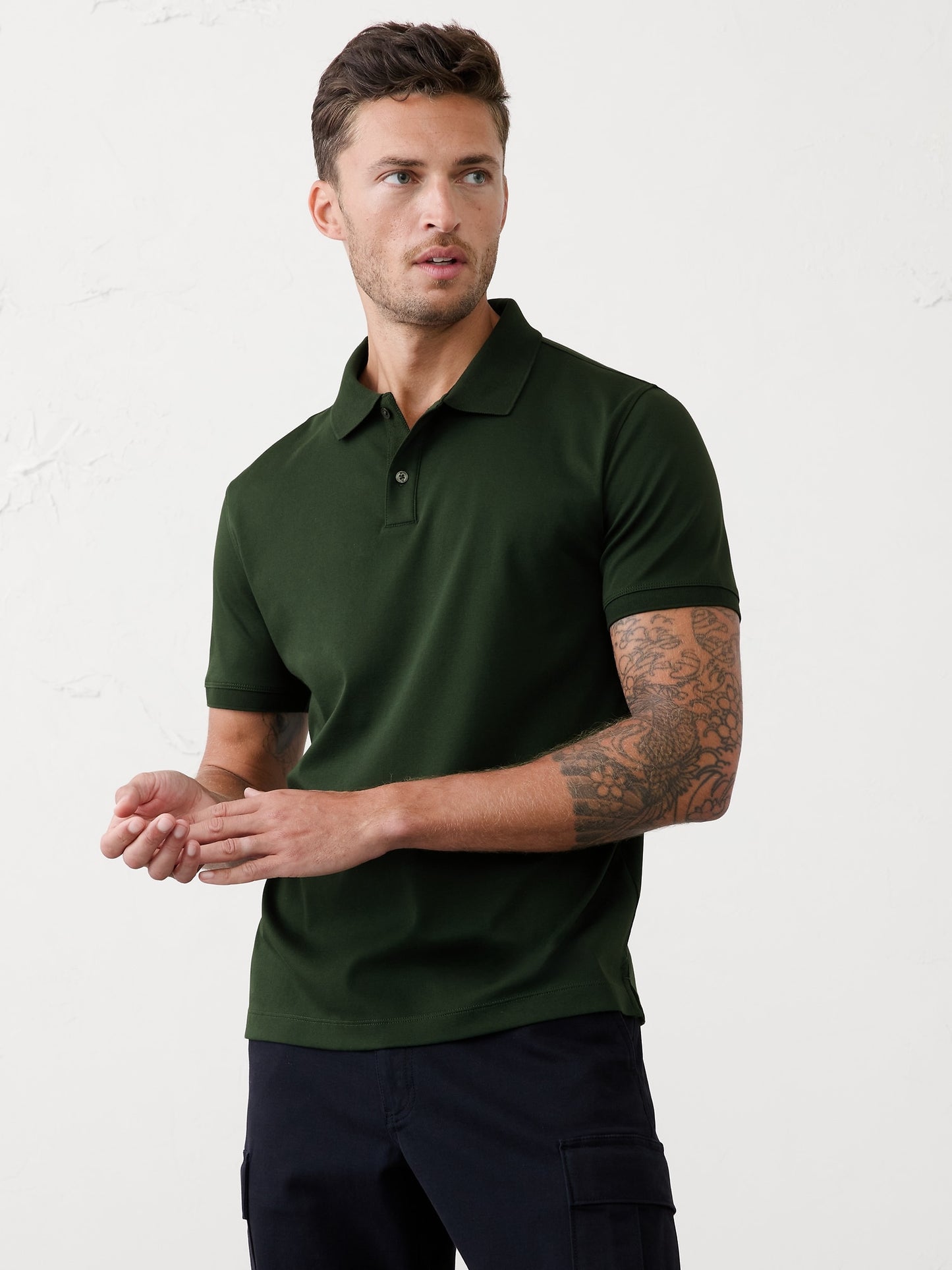 Slim Luxe Touch Polo