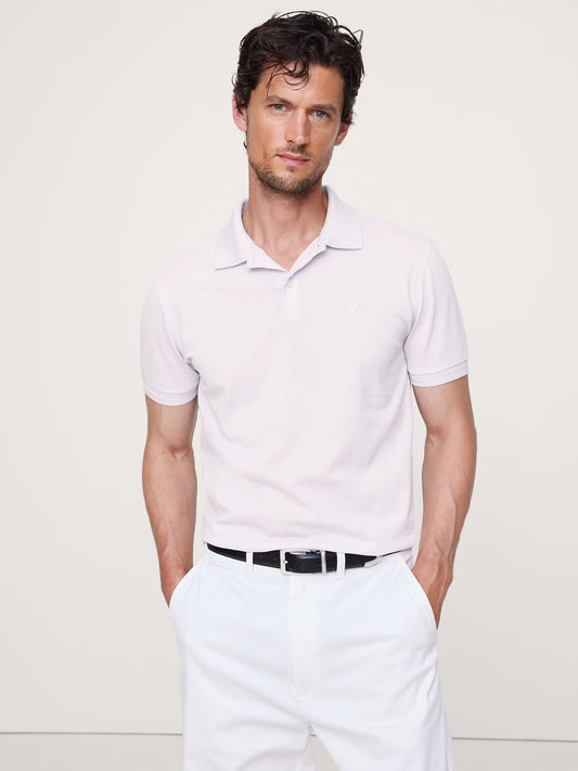 LUXURY-TOUCH PIQUE POLO