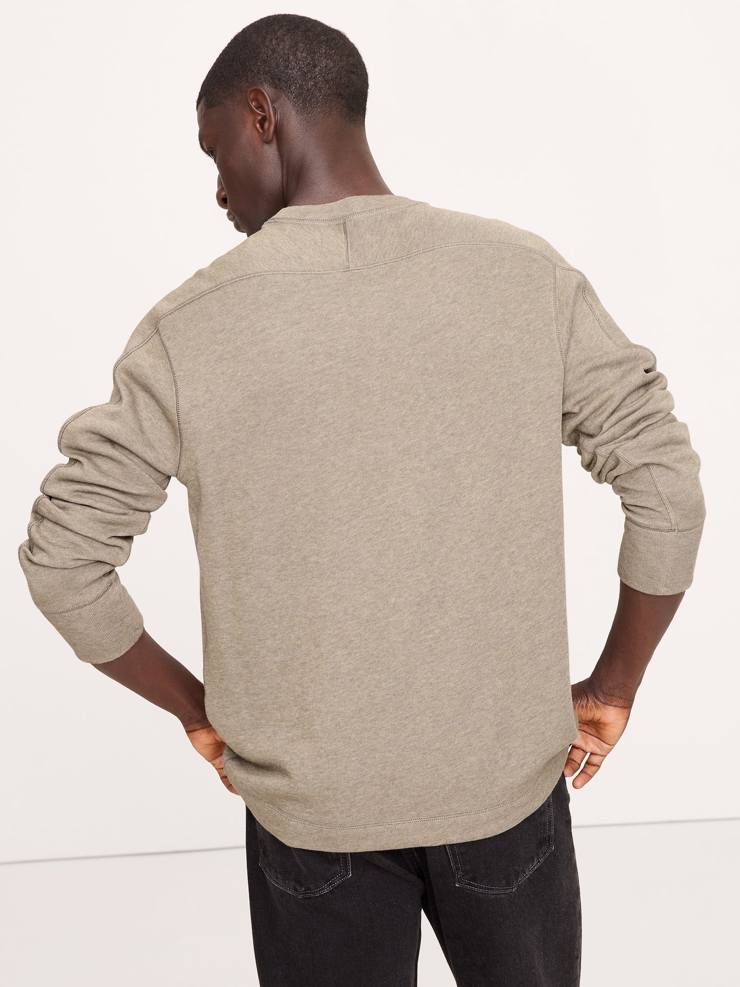 Slub Double-Knit Crew-Neck T-Shirt