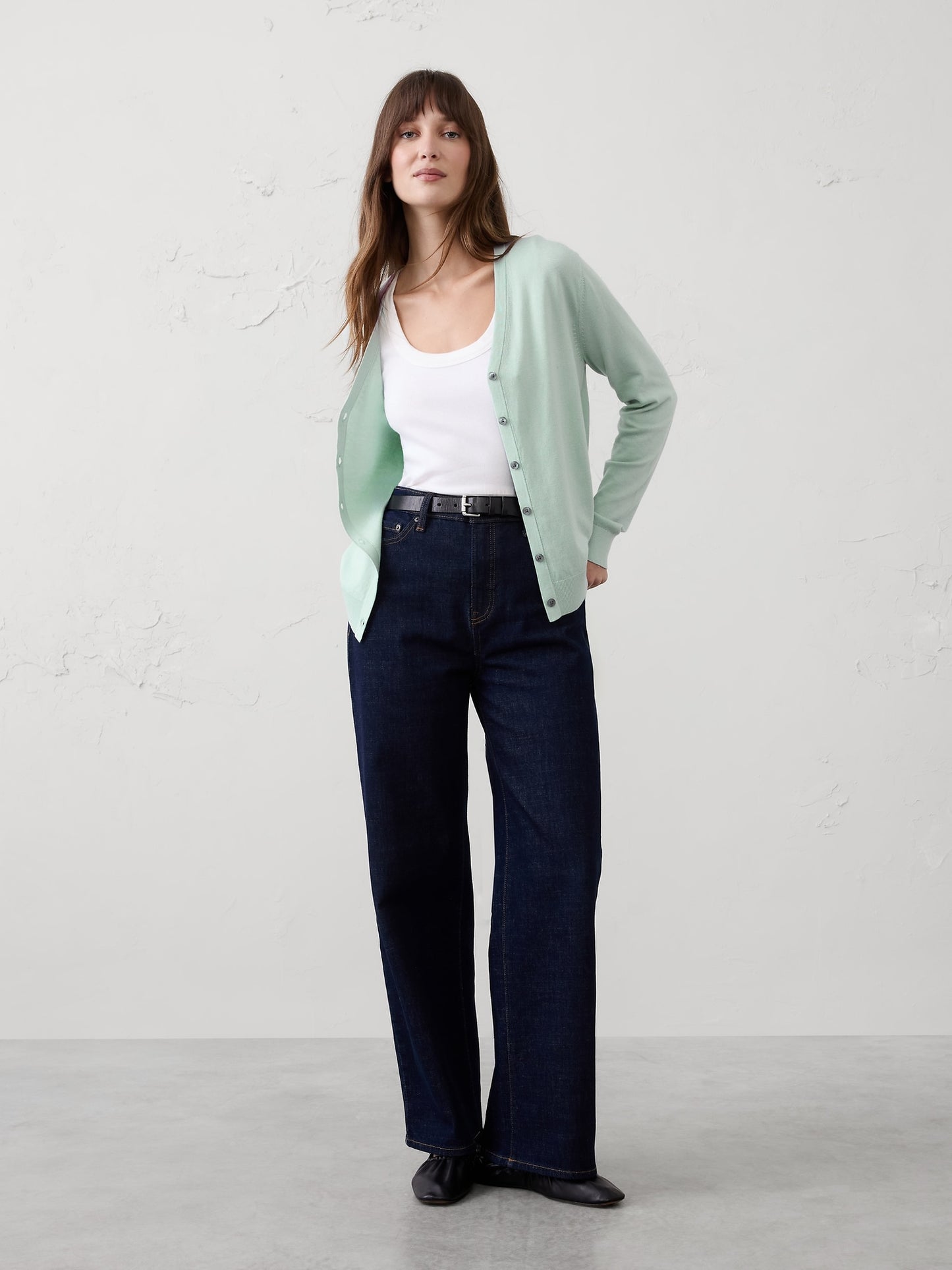 Forever V-Neck Cardigan Sweater