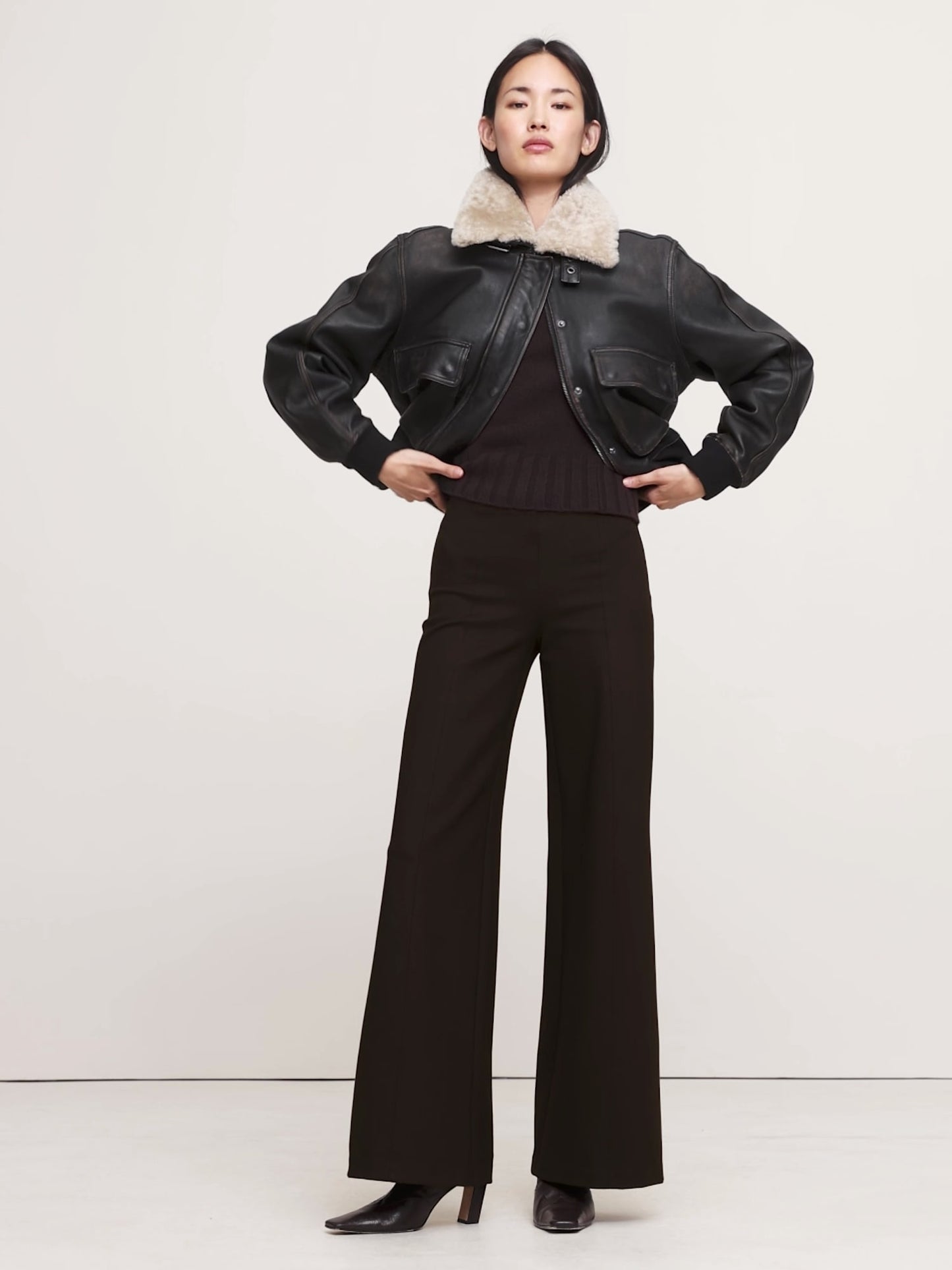 High-Rise Wide-Leg Everywhere Ponte Pull-On Pant