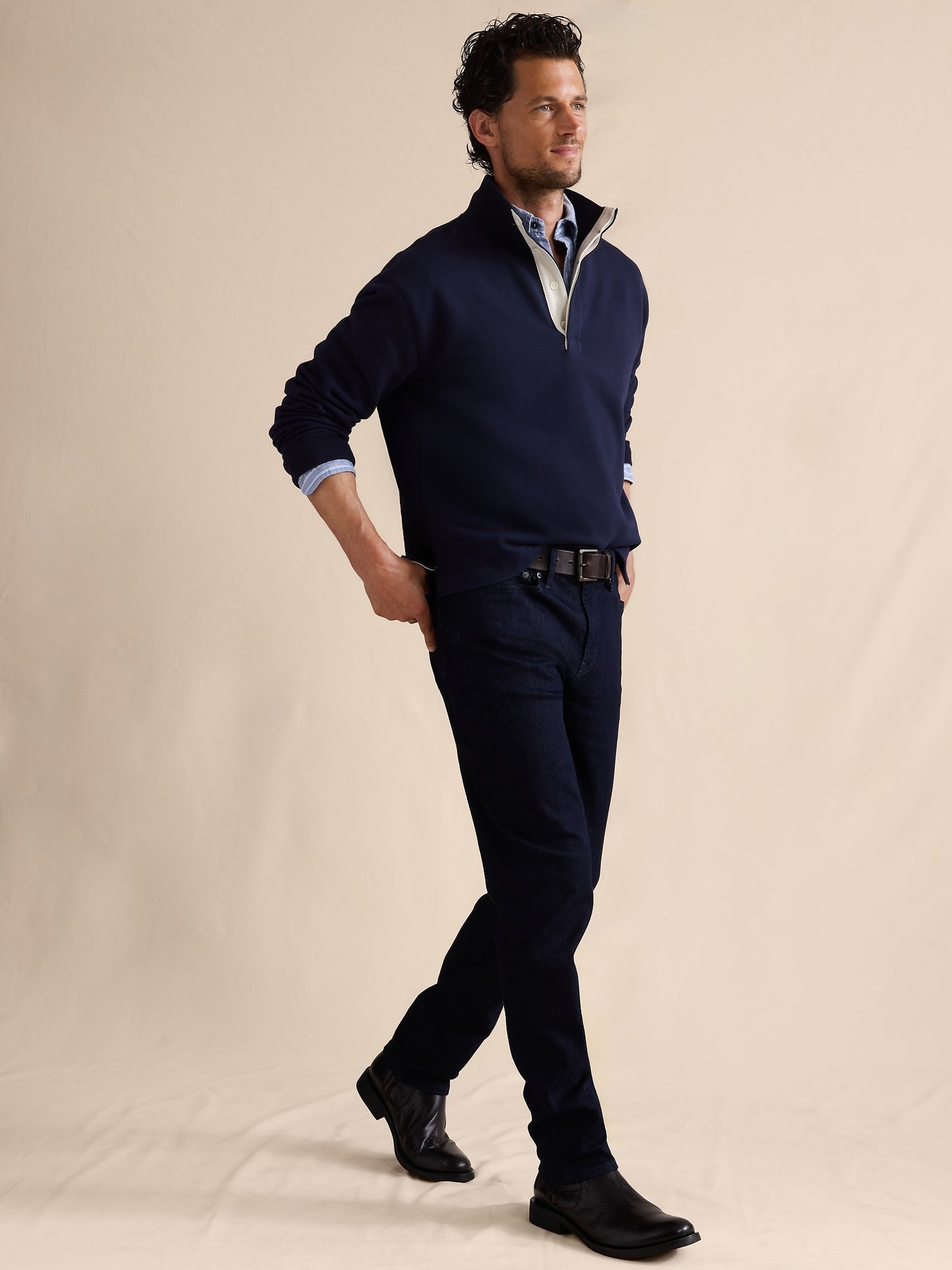 بنطال جينز ترافليلر لوكس بقصة ضيقة