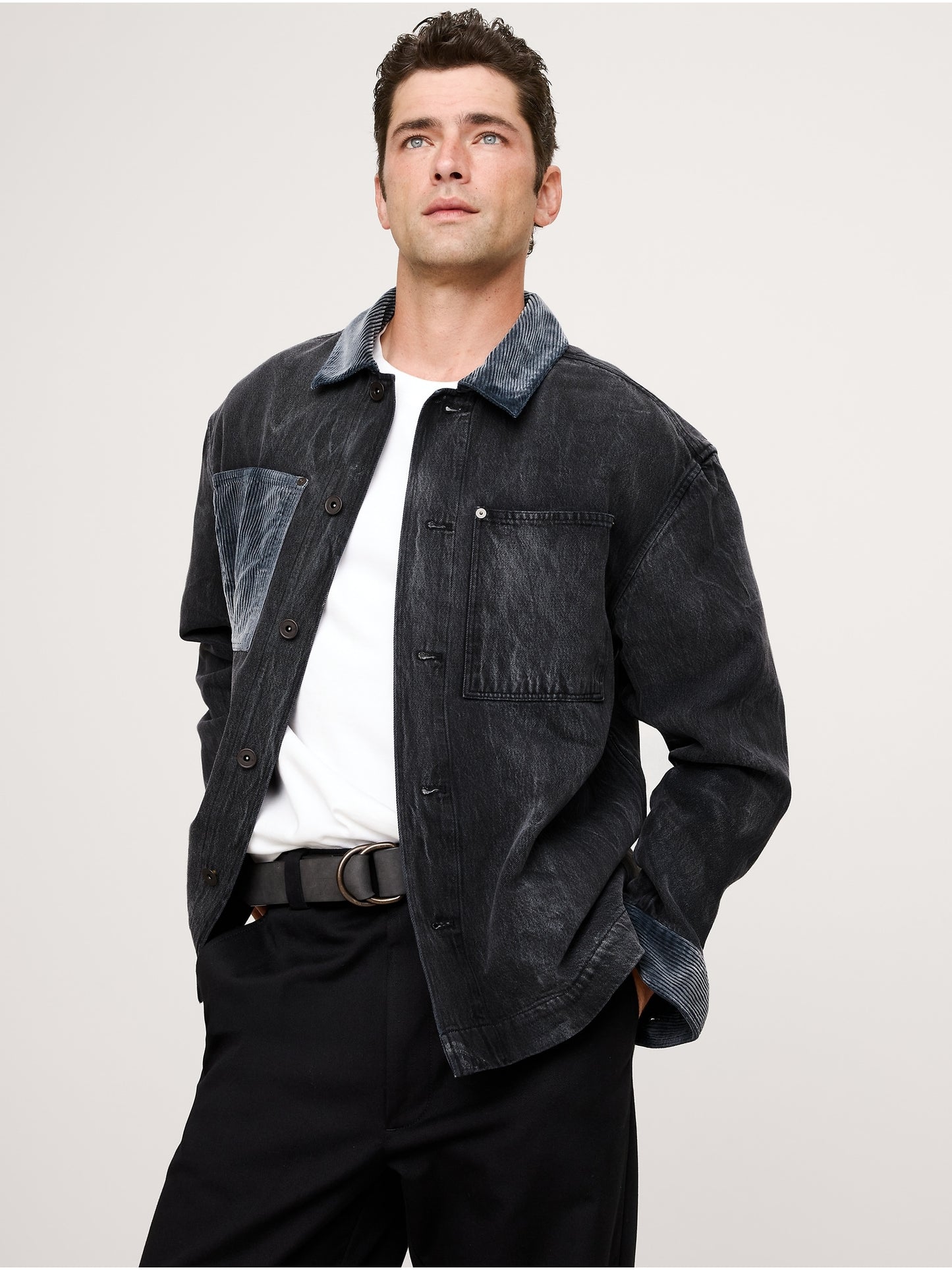 Relaxed-Fit Denim Overshirt