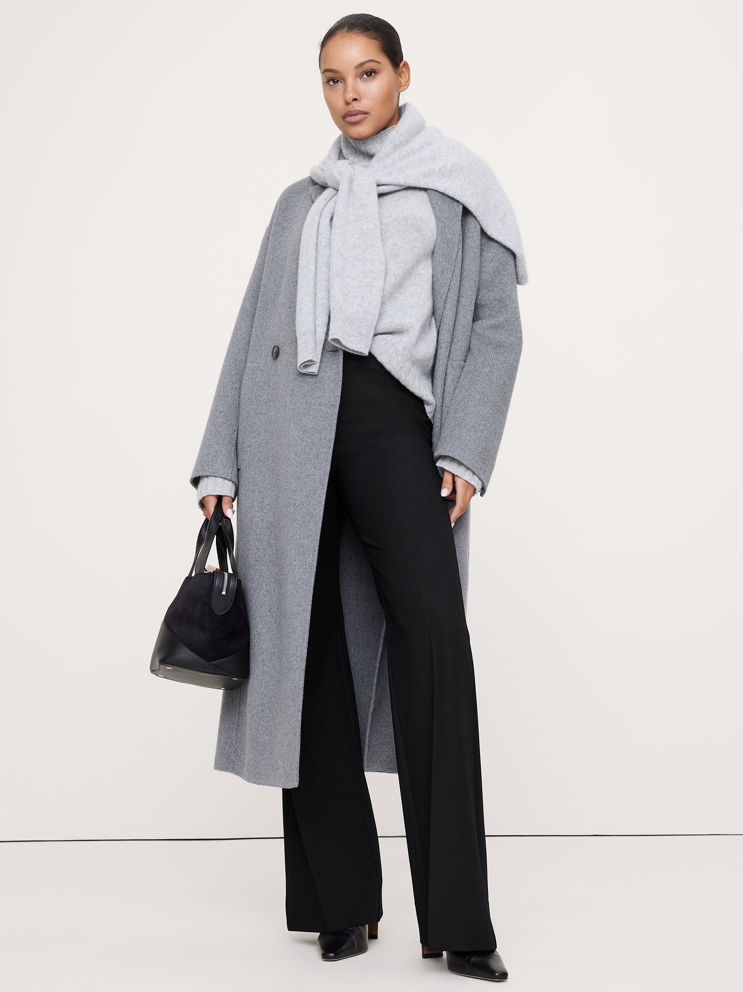 High-Rise Modern Flare Refined Pant