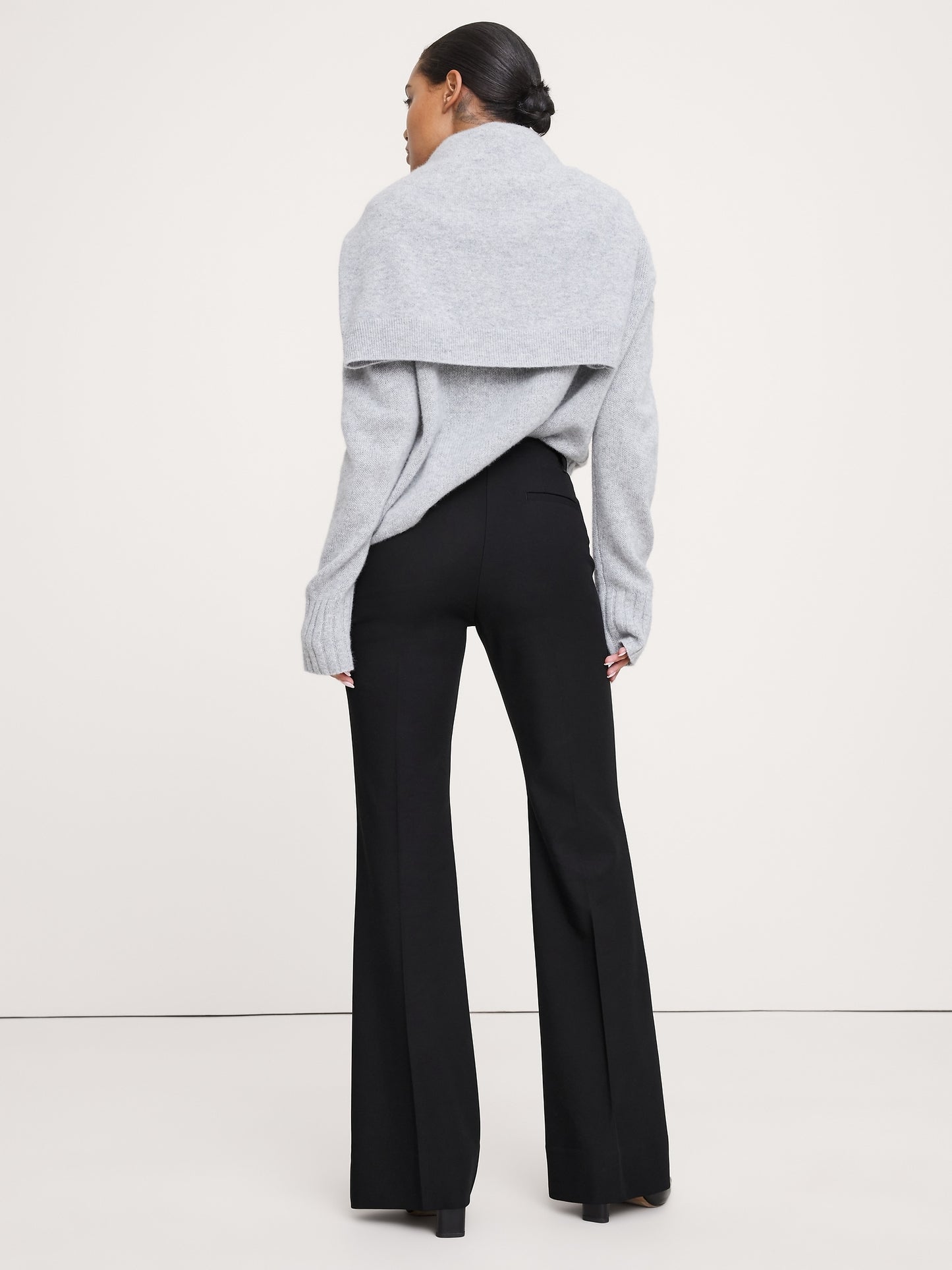 High-Rise Modern Flare Refined Pant