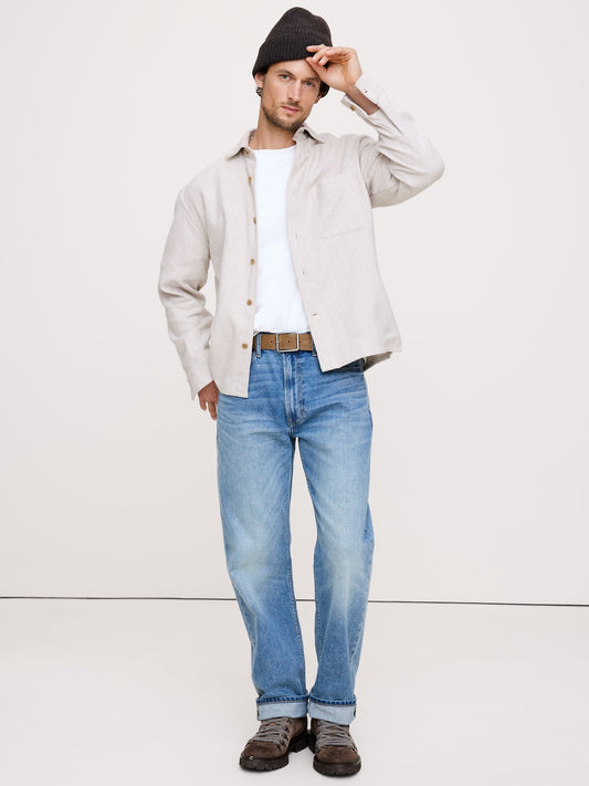Relaxed-Fit Flannel Overshirt