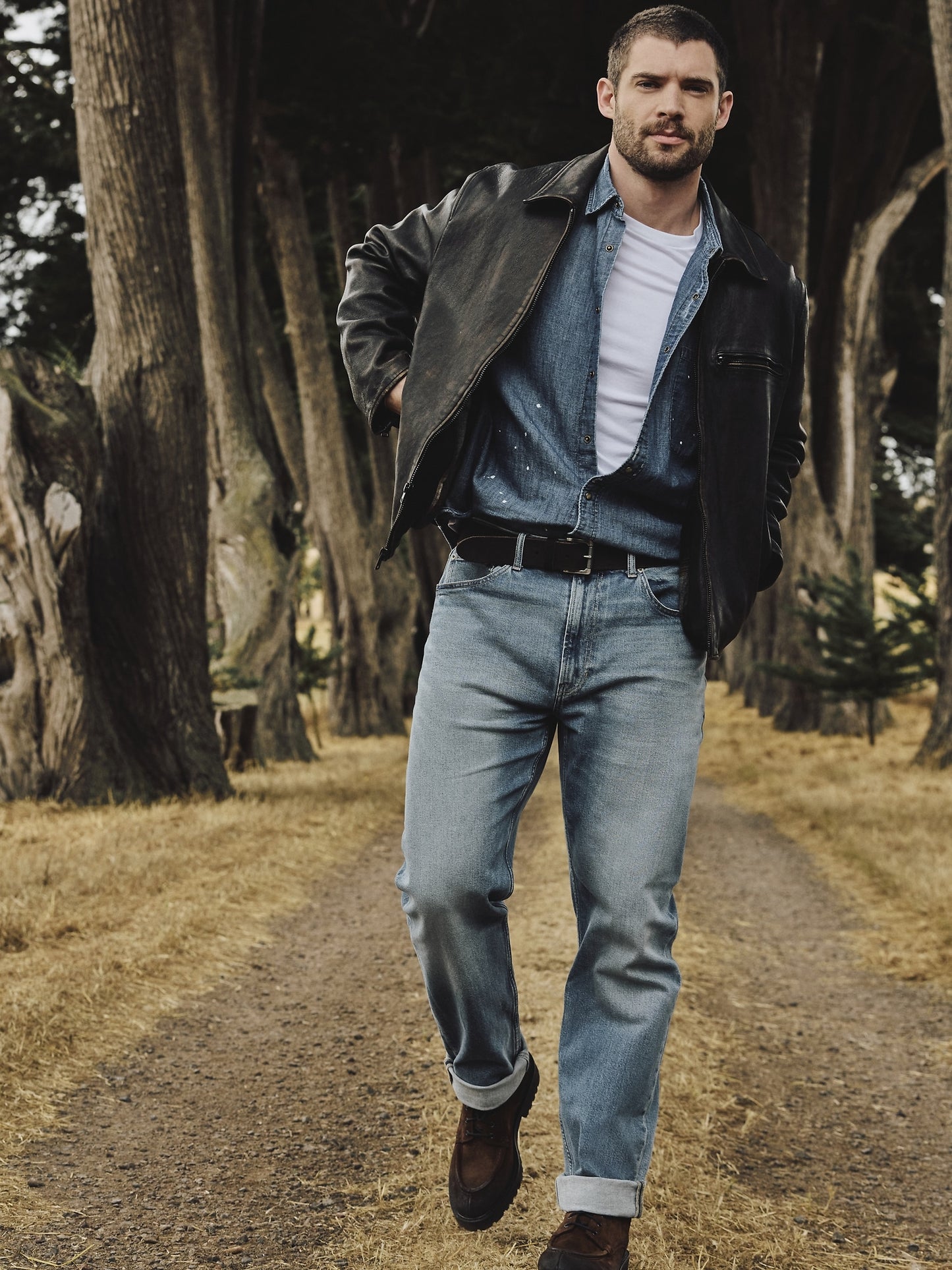 Leather Racing Jacket