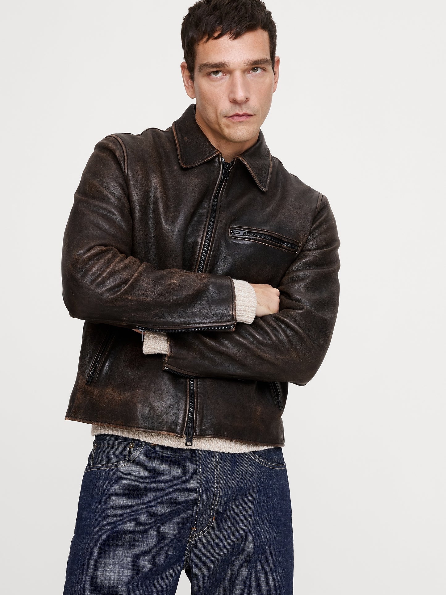 Leather Racing Jacket